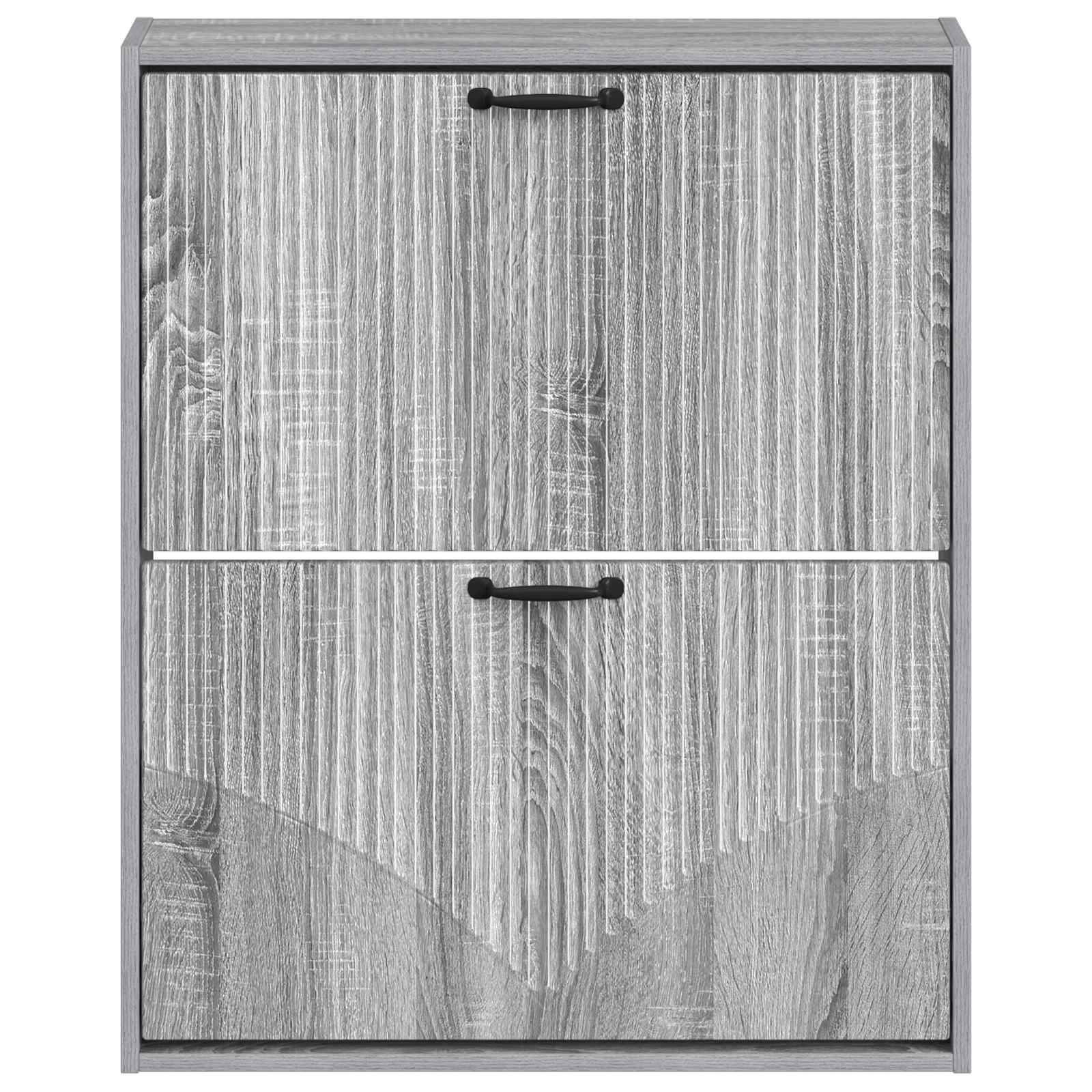 vidaXL Wandmontierter Schuhschrank HOORN 71 x 17 x 86 cm Holzwerkstoff