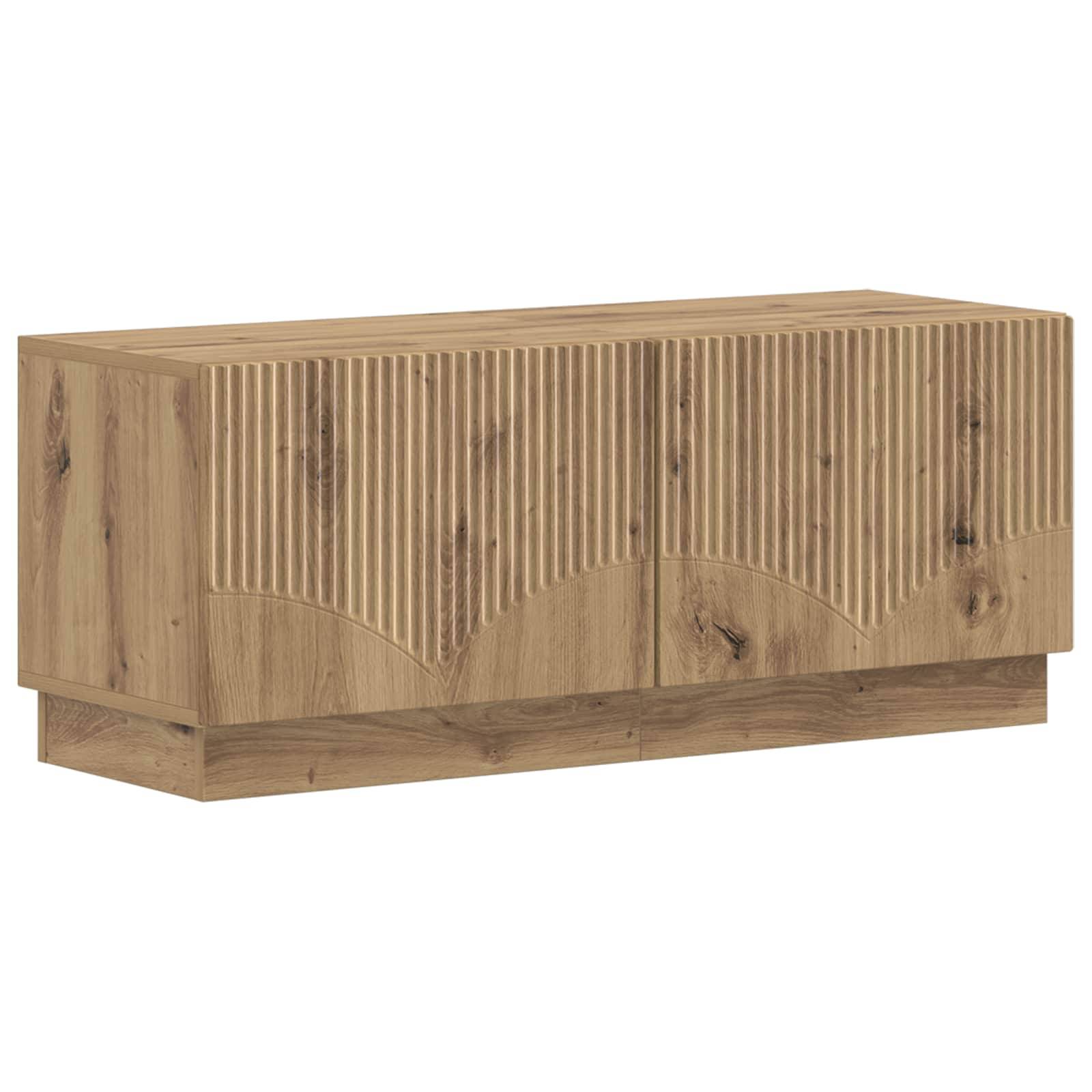 vidaXL TV-Schrank Artisan-Eiche Holzwerkstoff
