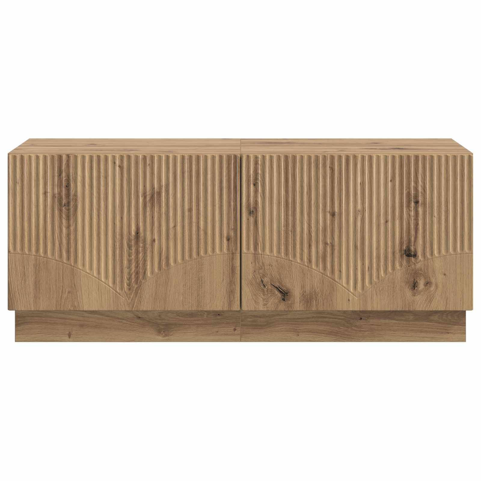 vidaXL TV-Schrank Artisan-Eiche Holzwerkstoff