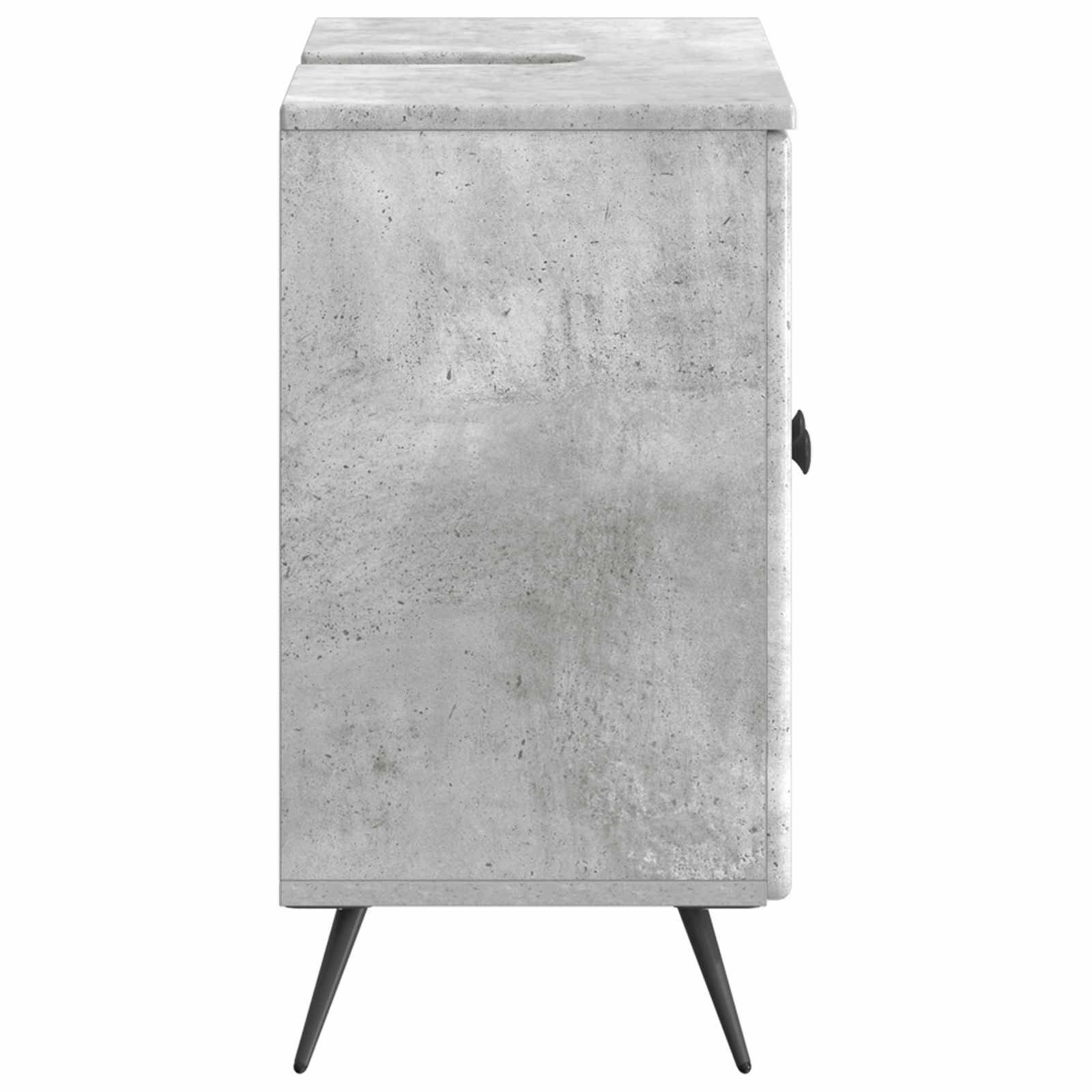 vidaXL Waschbeckenschrank BREDA Betongrau 59,5 x 31,5 x 59 cm