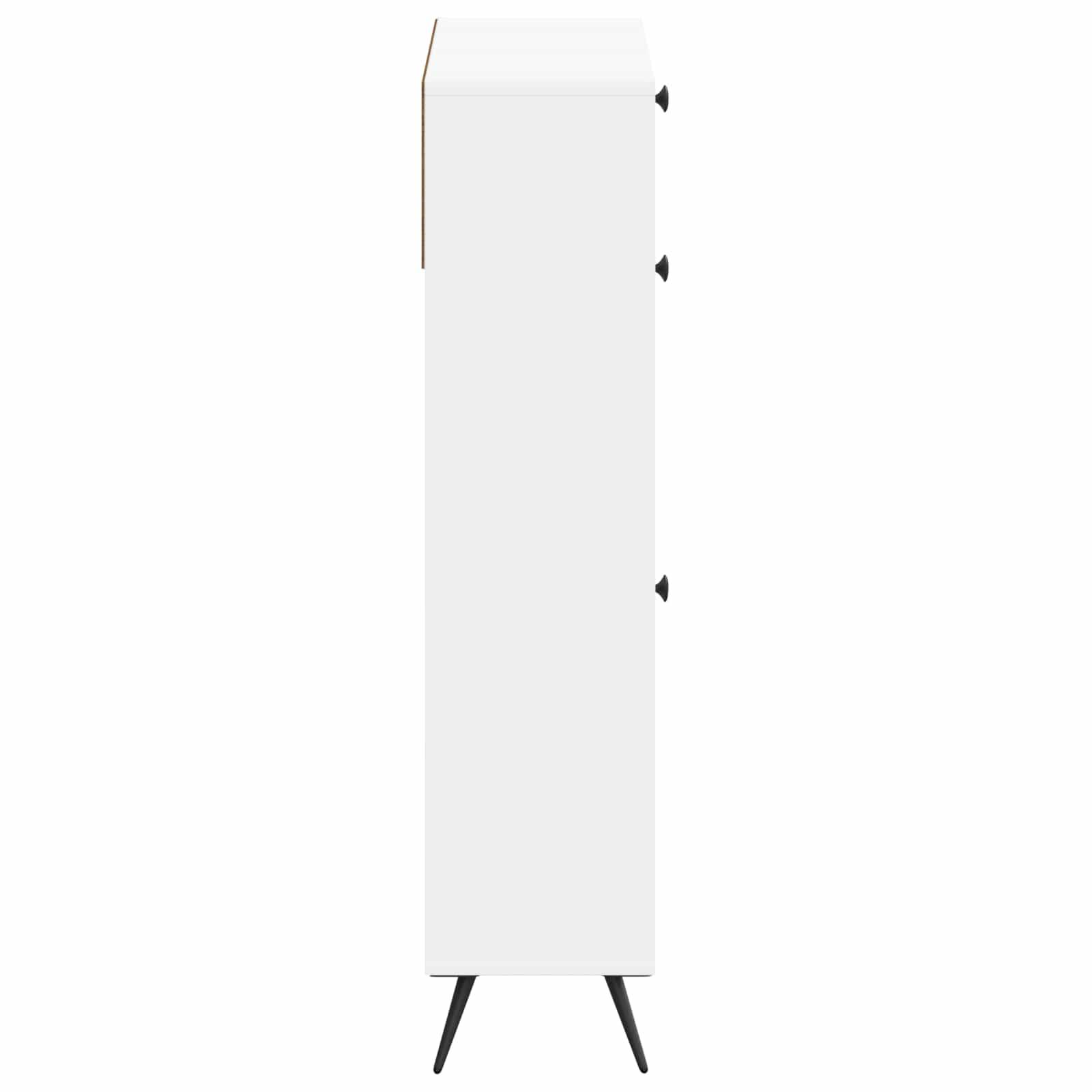 vidaXL Schuhschrank BREDA 78 x 24 x 103 cm Holzwerkstoff Weiß