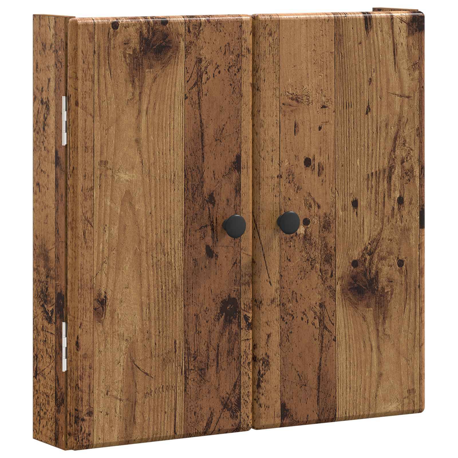 vidaXL Dartboard Schrank BREDA Altholz 52,5 x 10,5 x 53,5 cm