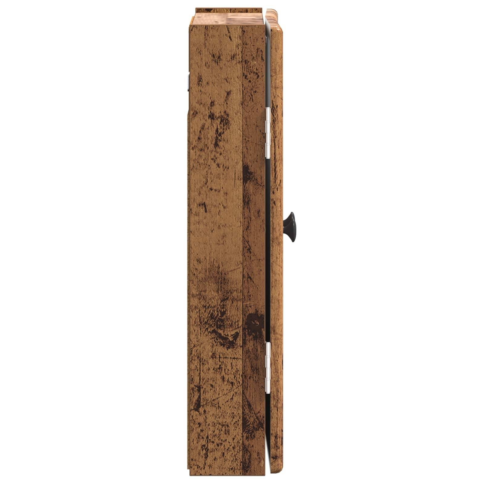 vidaXL Dartboard Schrank BREDA Altholz 52,5 x 10,5 x 53,5 cm