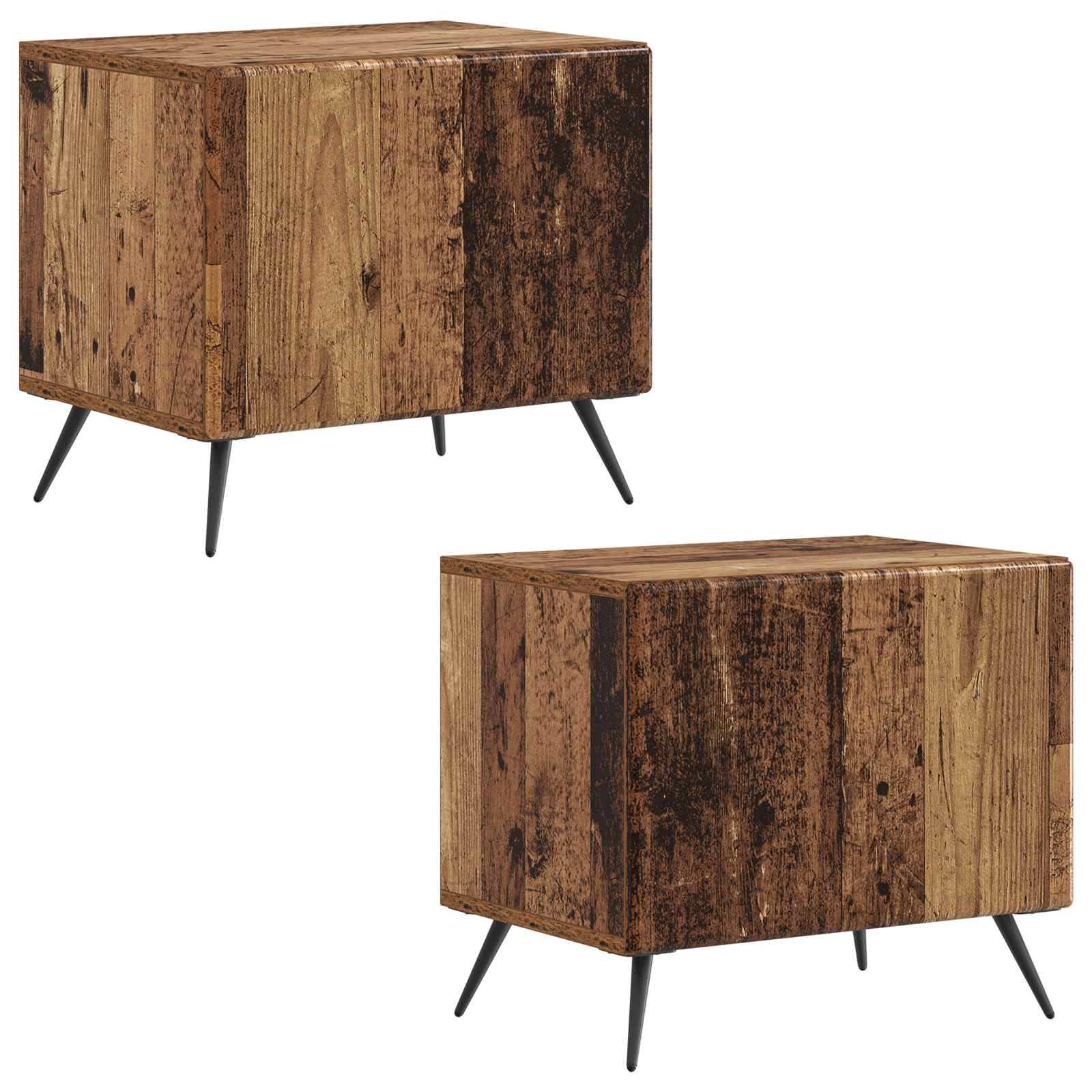 vidaXL TV-Schrank Altholz Holzwerkstoff