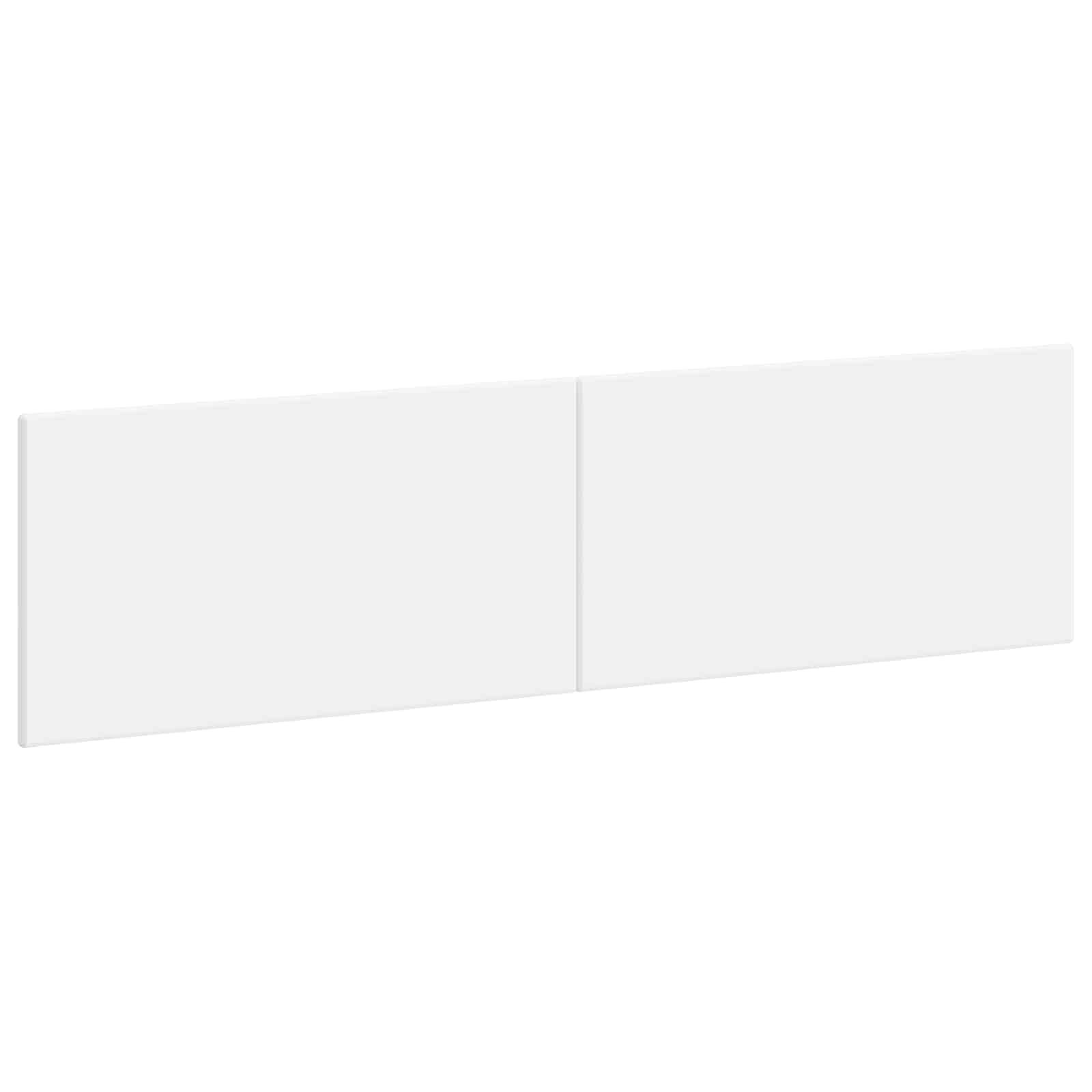 vidaXL Wandmontiertes Kopfteil BREDA Weiß Holzwerkstoff