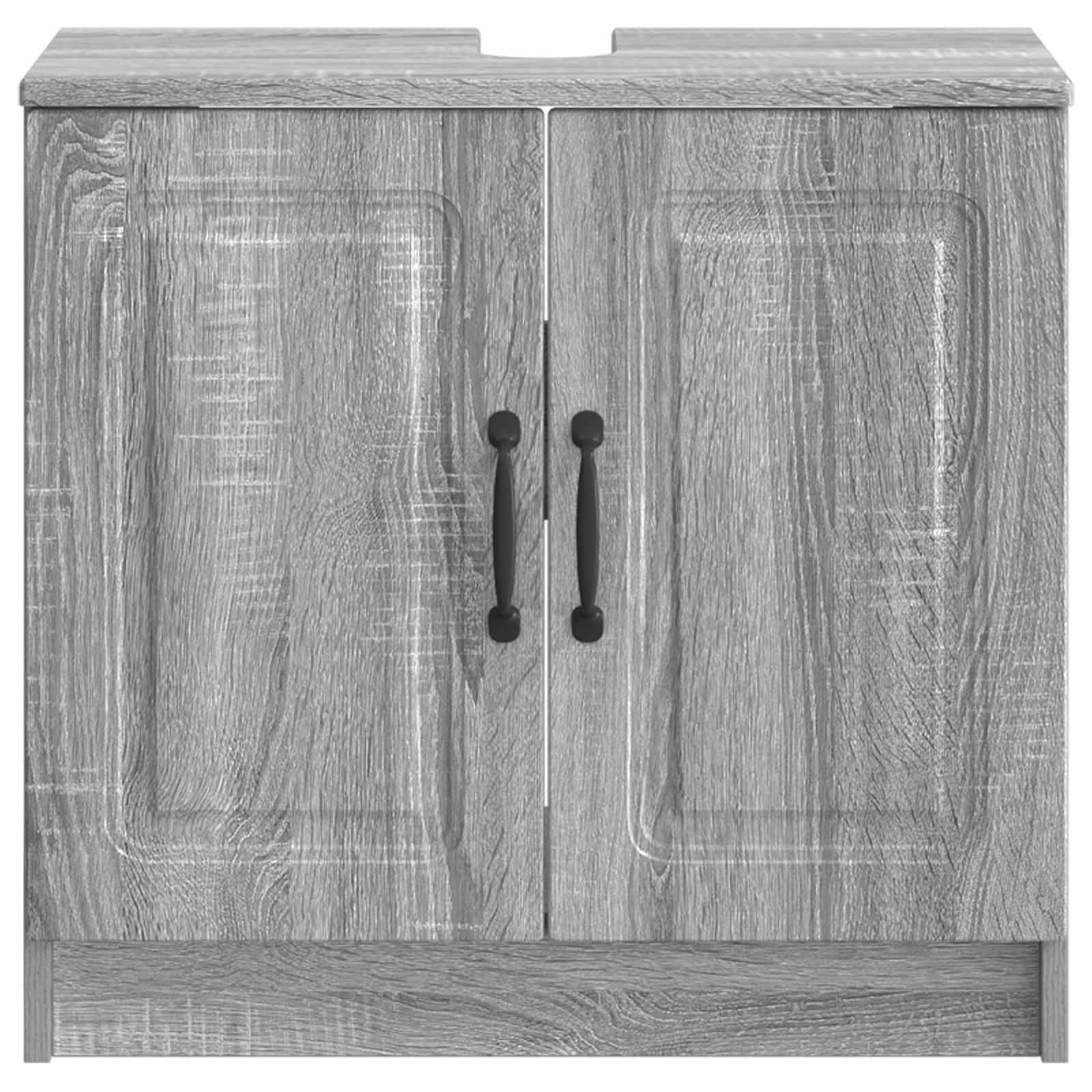 vidaXL Waschbeckenschrank UTRECHT Sonoma-Grau 59,5 x 31,5 x 59 cm