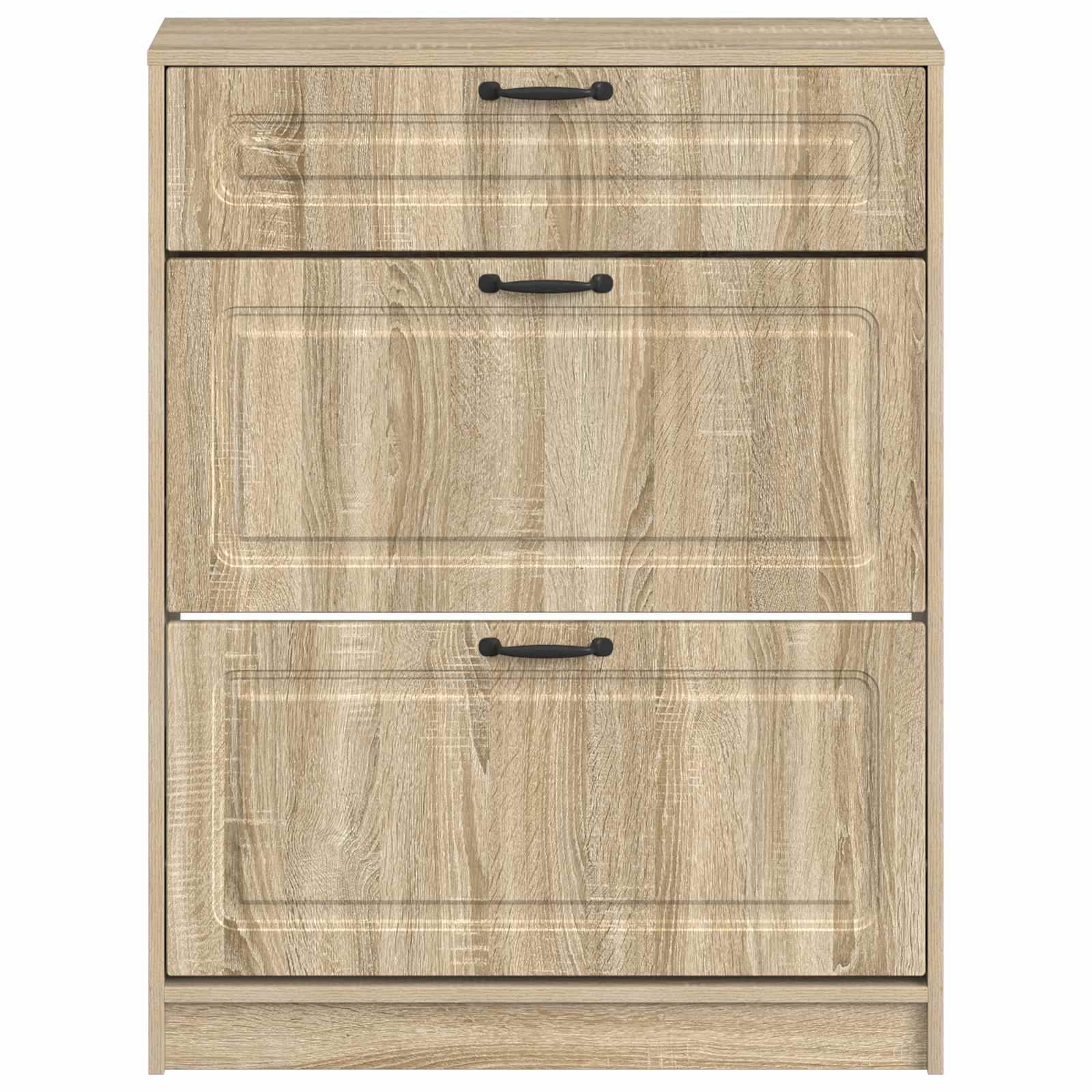vidaXL Schuhschrank UTRECHT 78 x 24 x 100 cm Holzwerkstoff