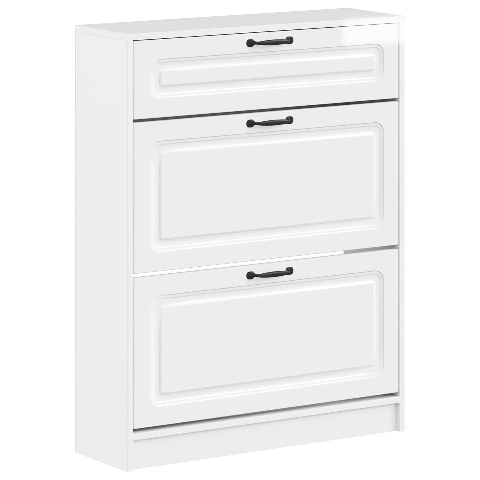 vidaXL Schuhschrank UTRECHT 78 x 24 x 100 cm Holzwerkstoff