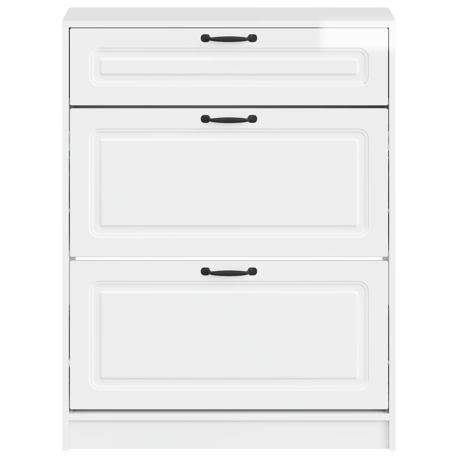 vidaXL Schuhschrank UTRECHT 78 x 24 x 100 cm Holzwerkstoff