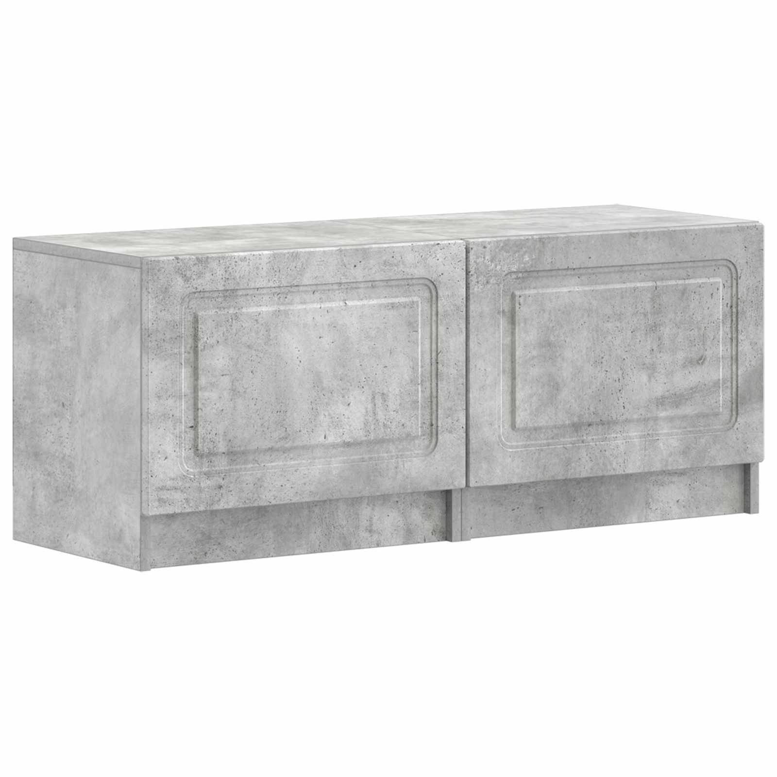 vidaXL TV-Schrank Betongrau Holzwerkstoff