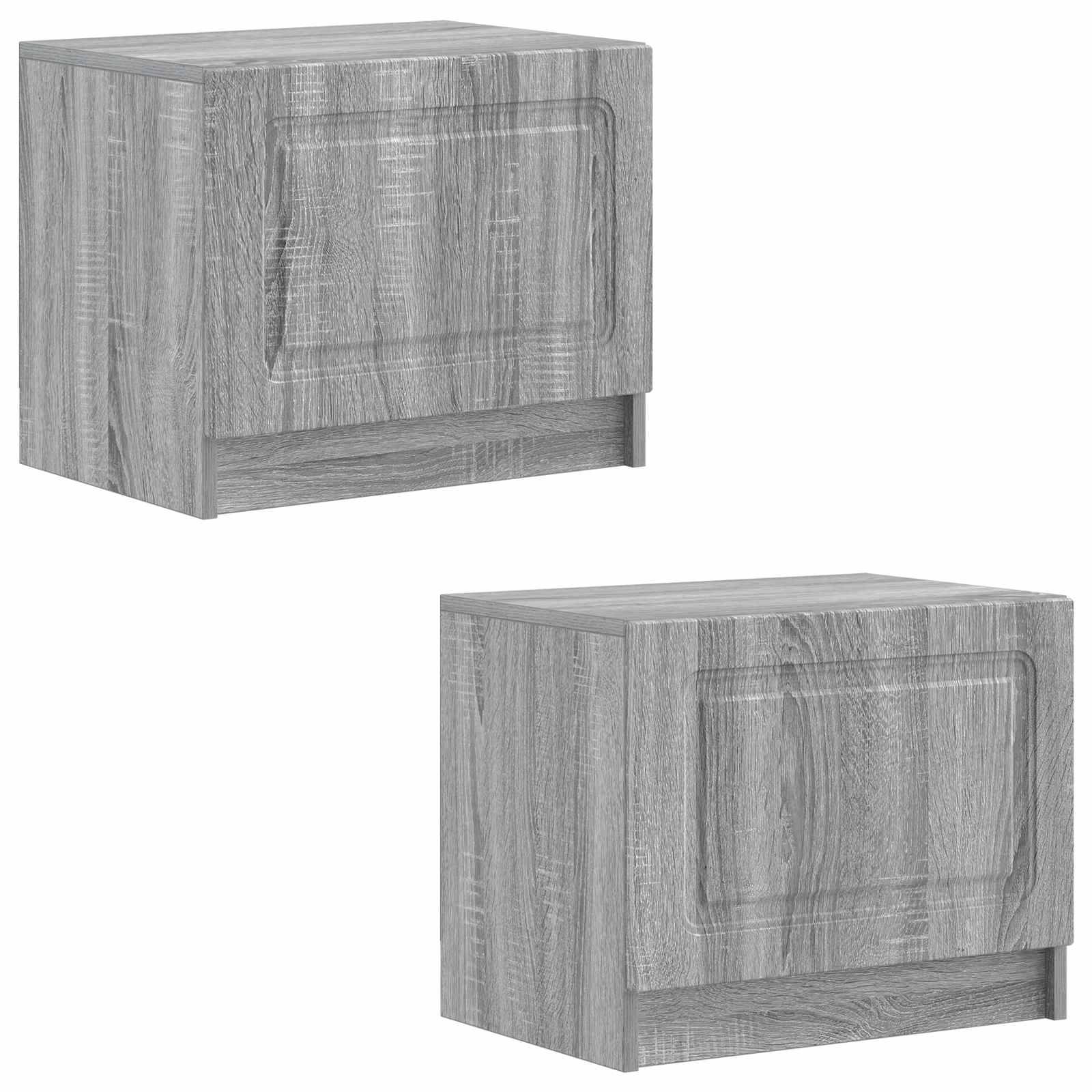 vidaXL TV-Schrank Sonoma-Grau Holzwerkstoff