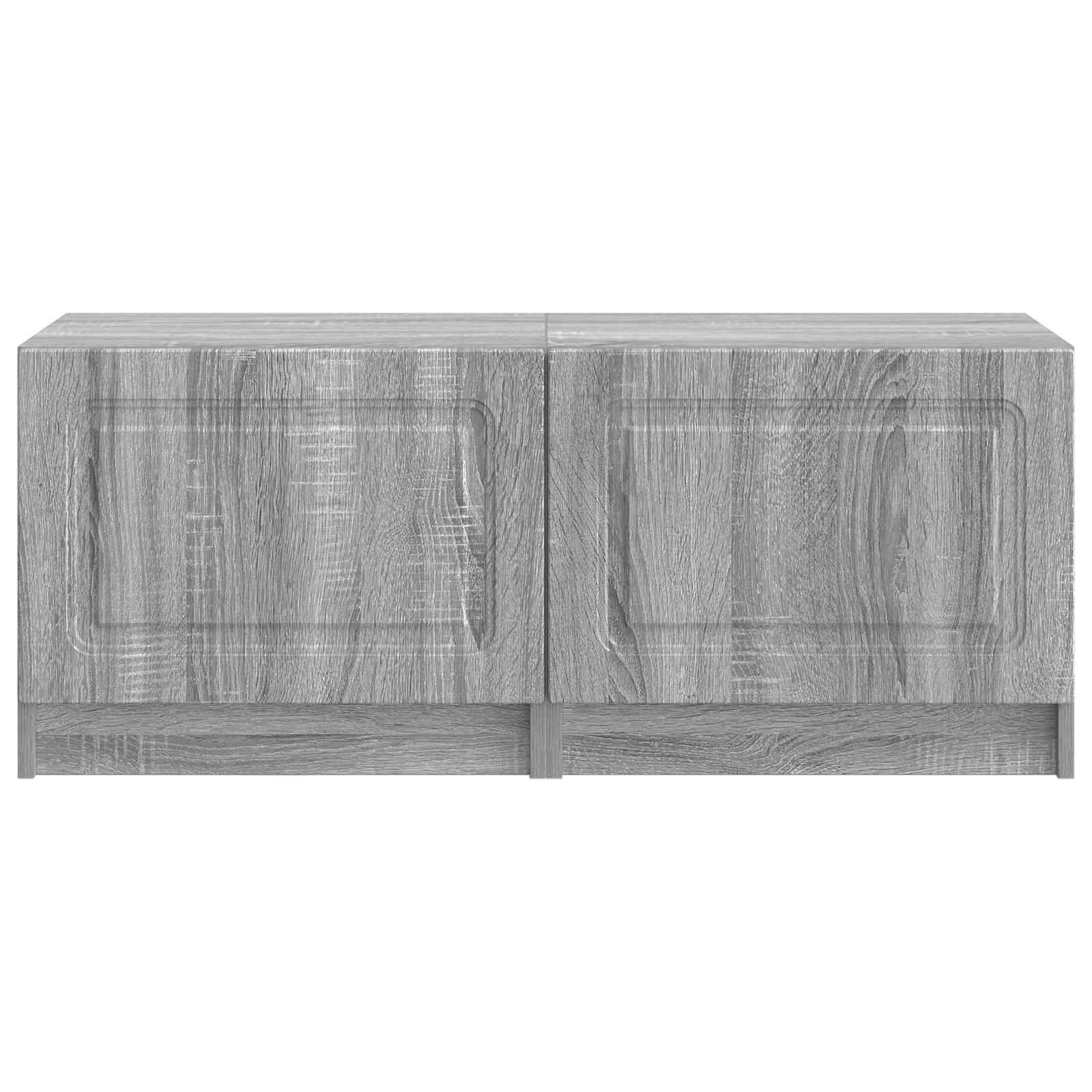 vidaXL TV-Schrank Sonoma-Grau Holzwerkstoff