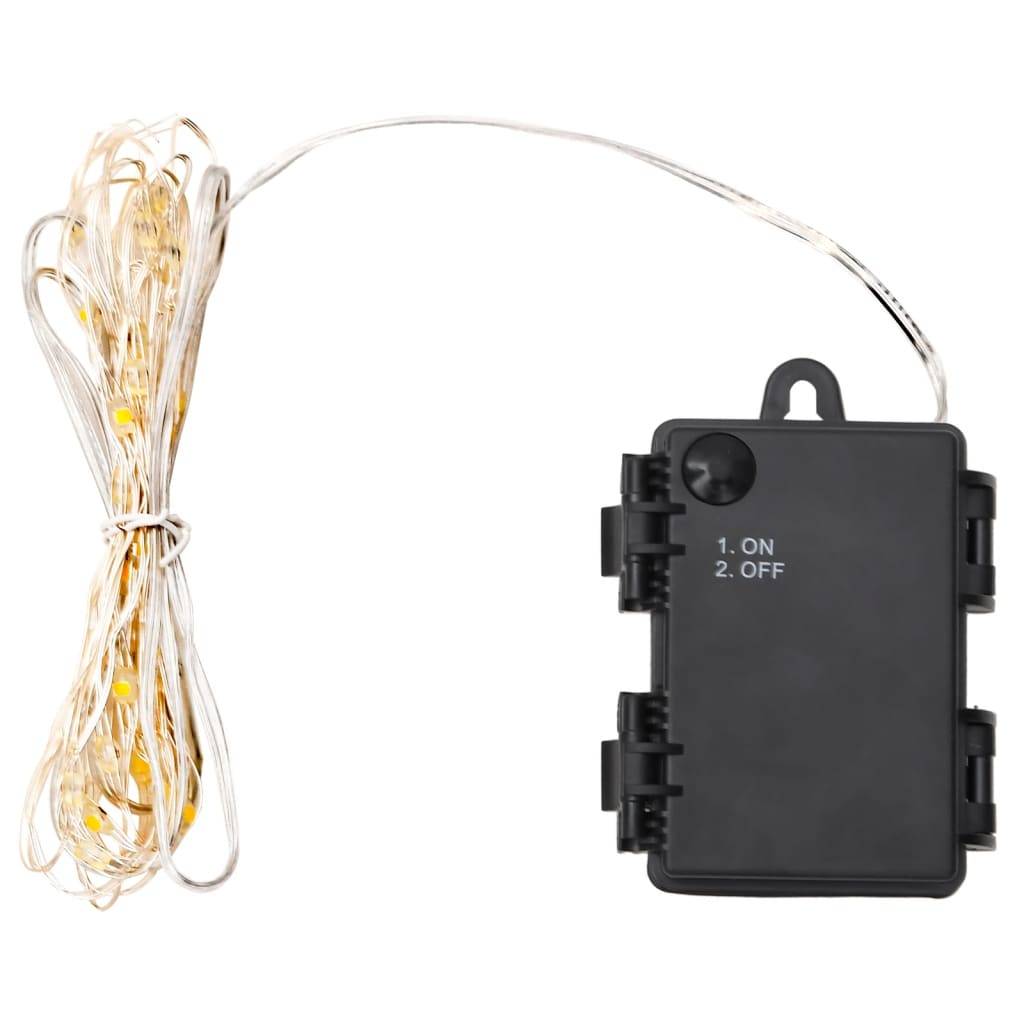 vidaXL LED-Lichterkette mit 15 LEDs und Gebläse 150 cm