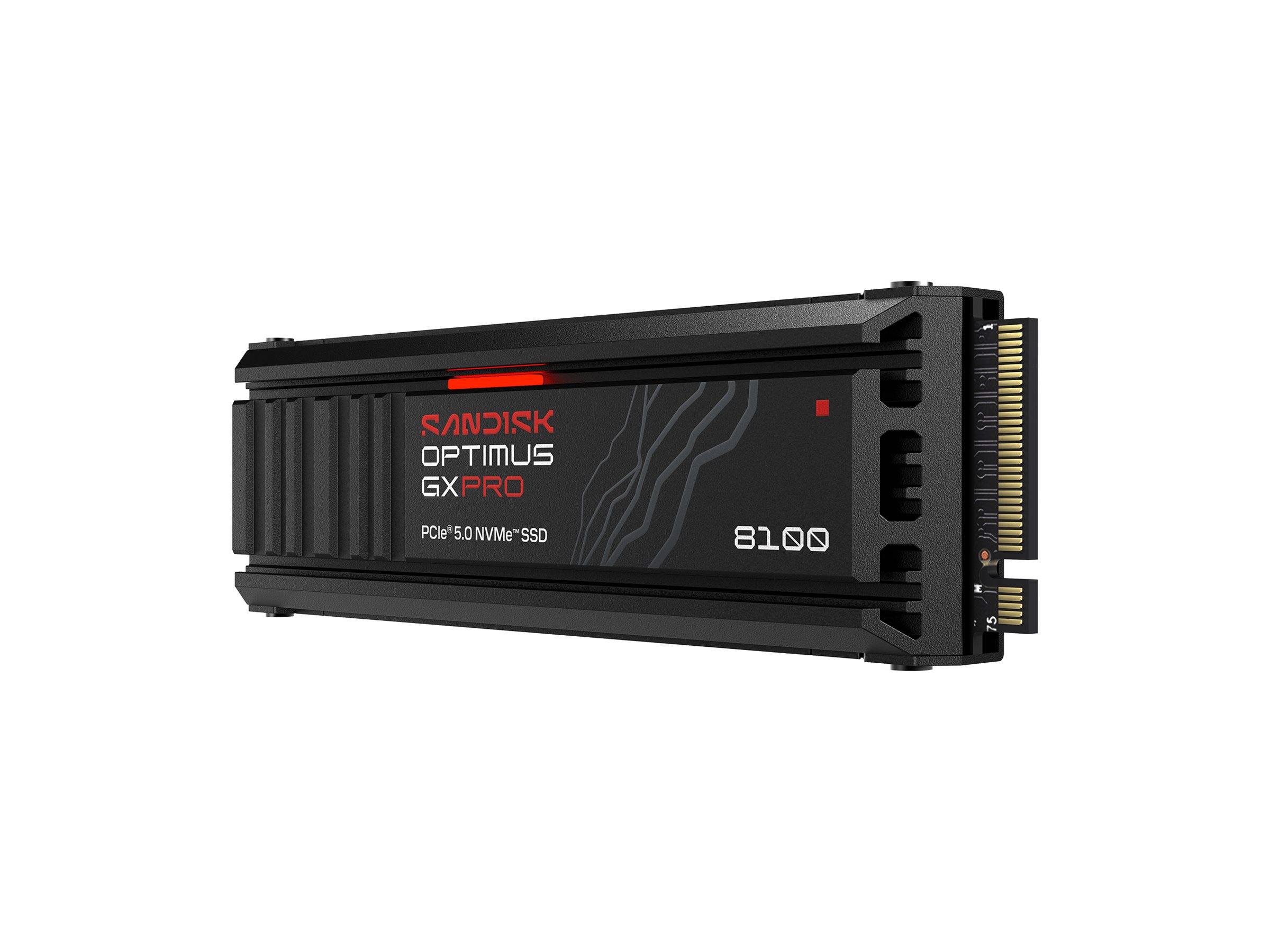 SanDisk Optimus GX PRO 8100 - SSD - verschlüsselt - 4 TB - intern - M.2 2280