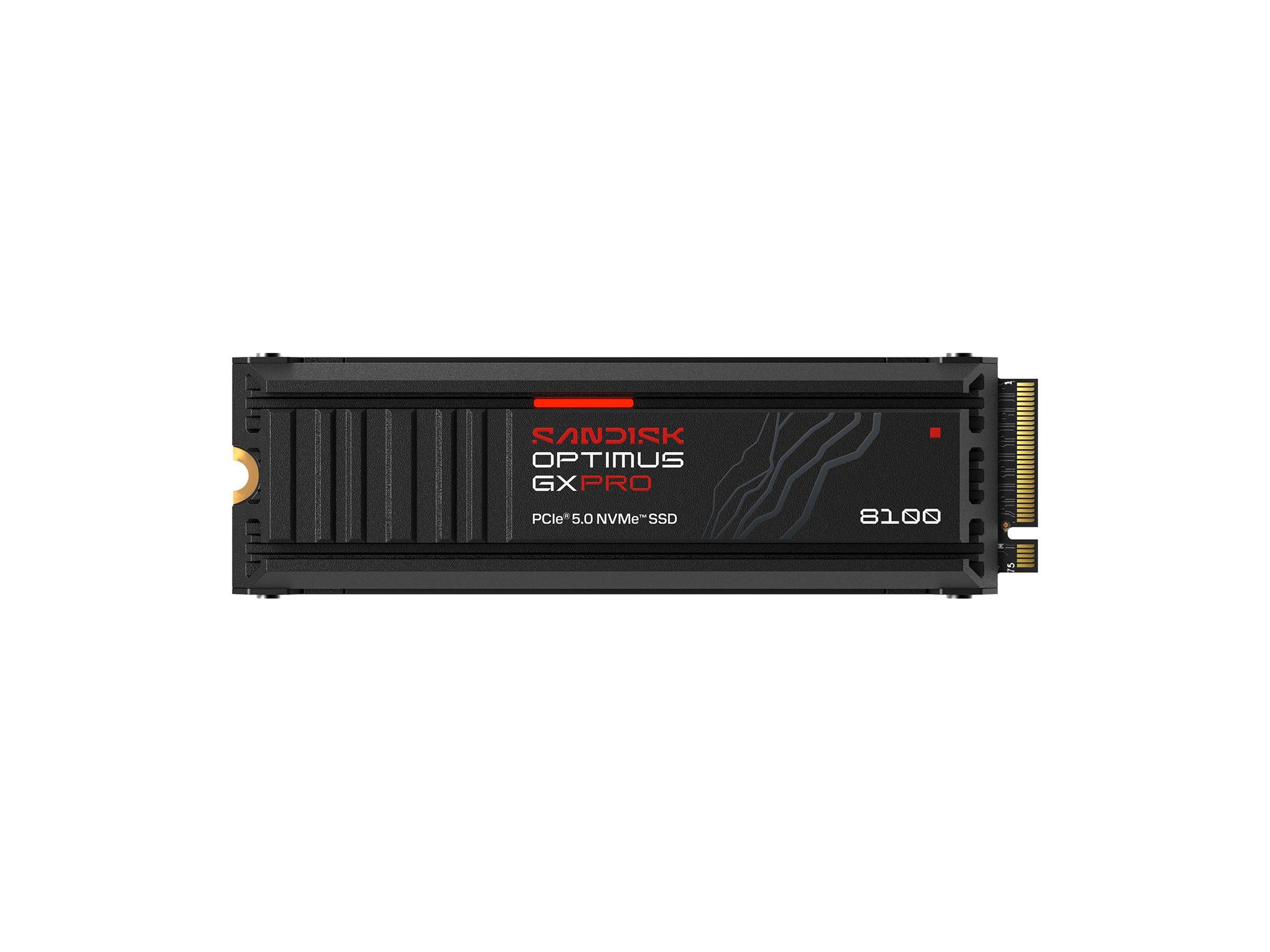 SanDisk Optimus GX PRO 8100 - SSD - verschlüsselt - 4 TB - intern - M.2 2280