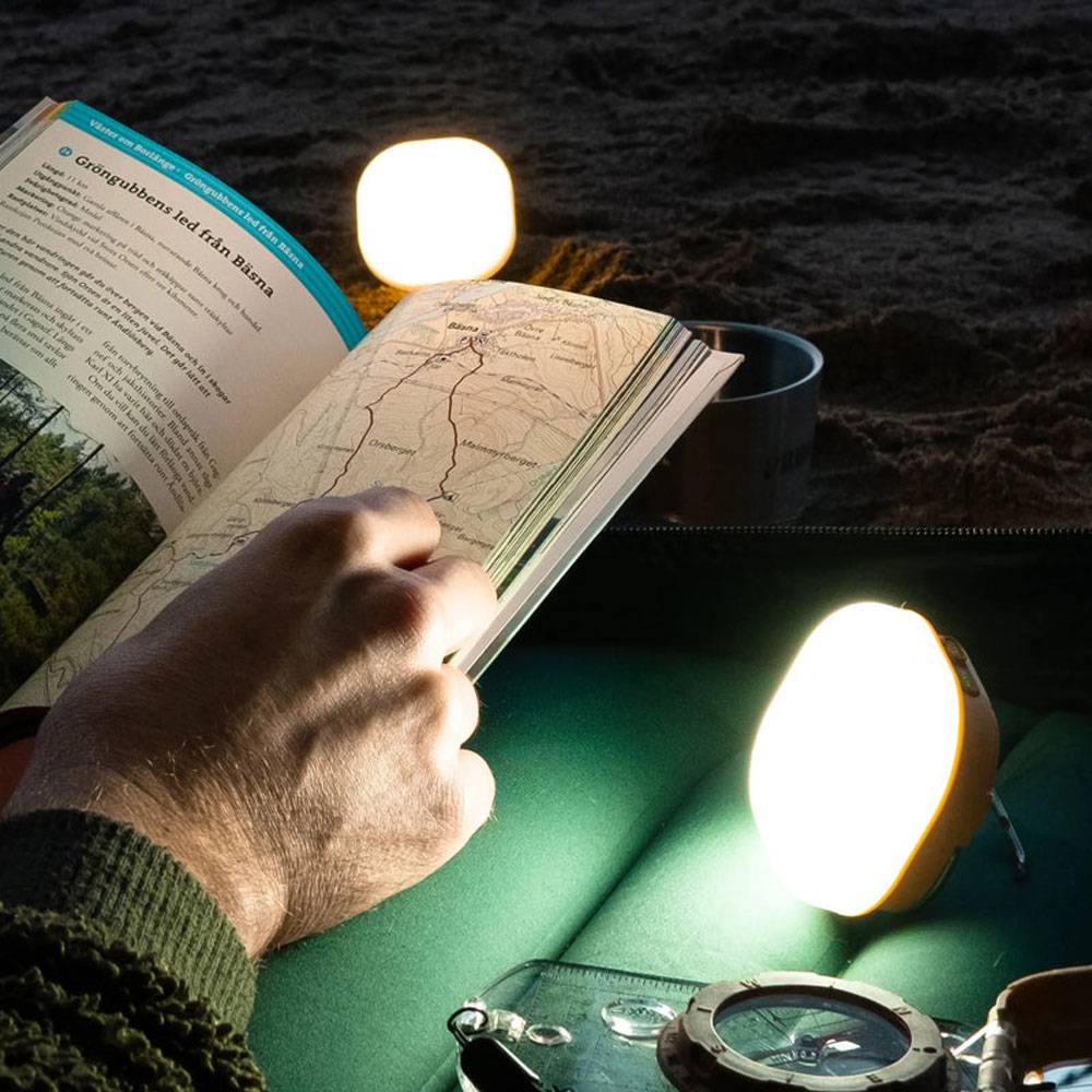 Silva Glow Recharge LED Campinglampe 350 Lumen - Gelb