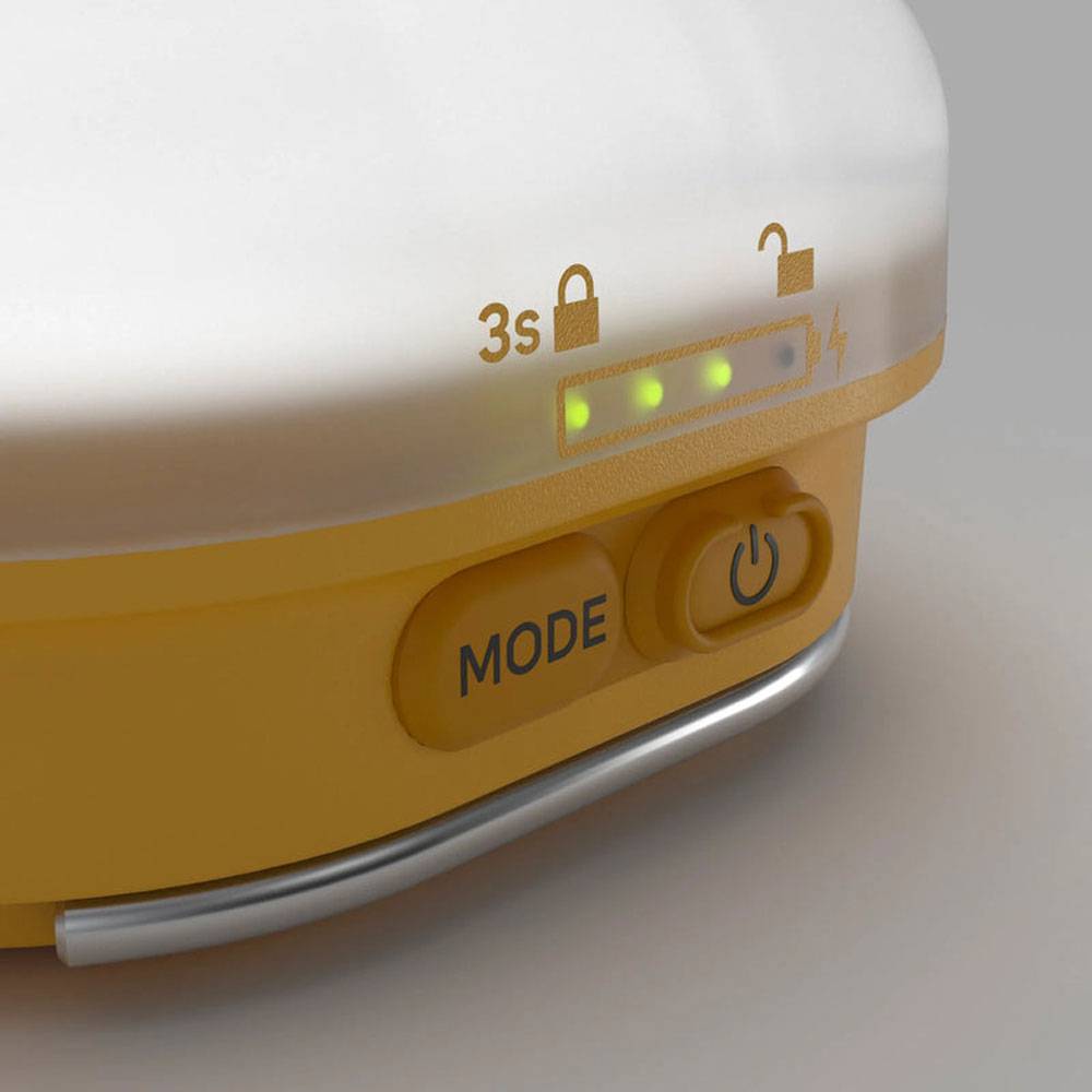 Silva Glow Recharge LED Campinglampe 350 Lumen - Gelb