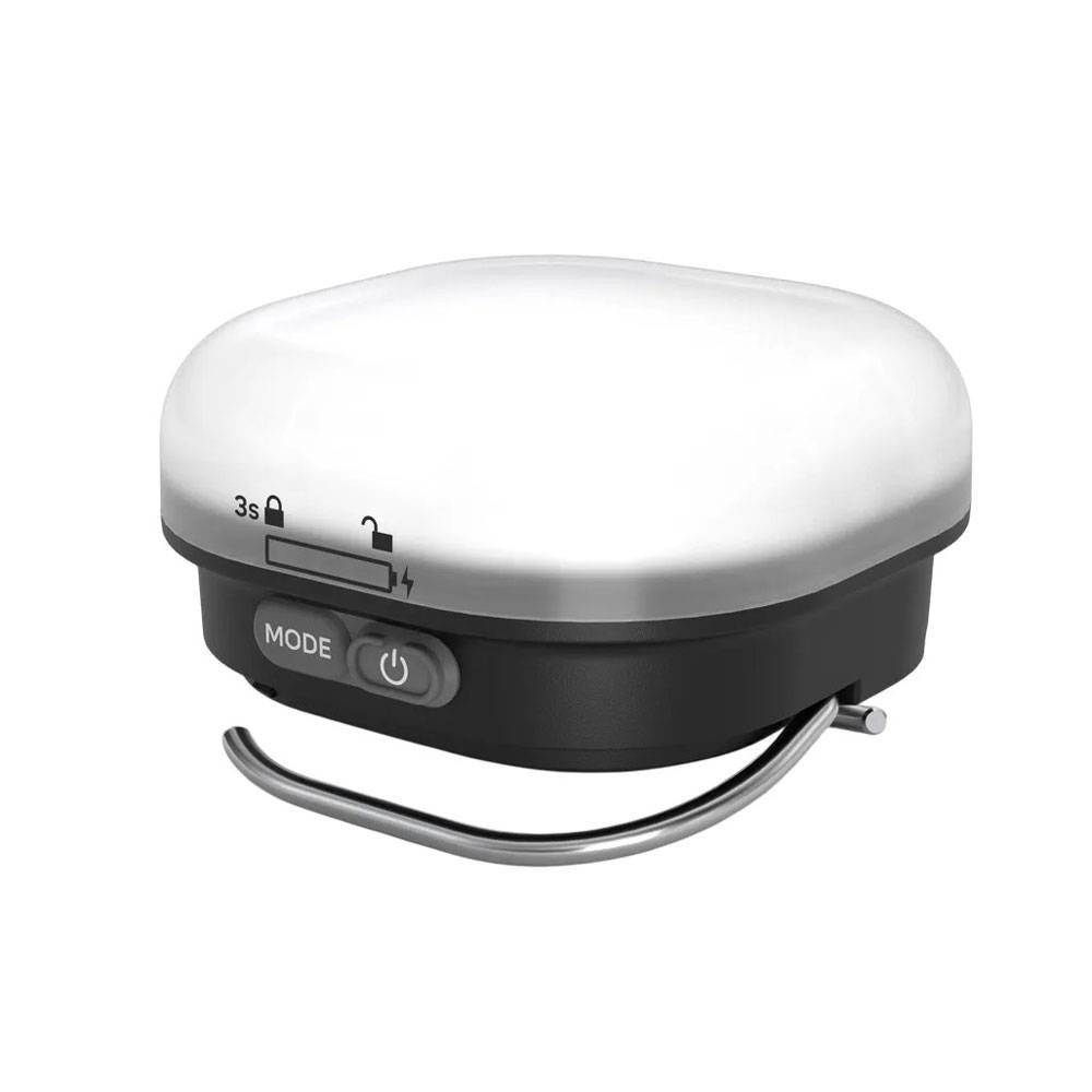 Silva Glow Recharge LED Campinglampe 350 Lumen - Schwarz