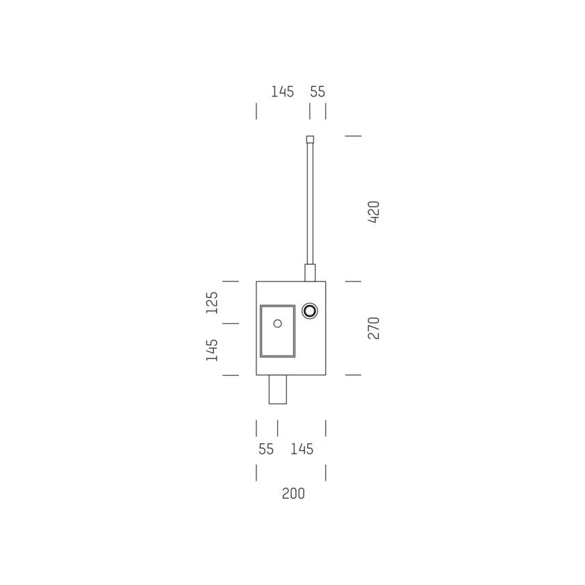POLOPLAST POLO-BOX Mauerwerk Waschmaschine HL400 Anbindung oben Viega Raxofix 16 x 2,2, Spritzwasserhülse, 1 Stk.