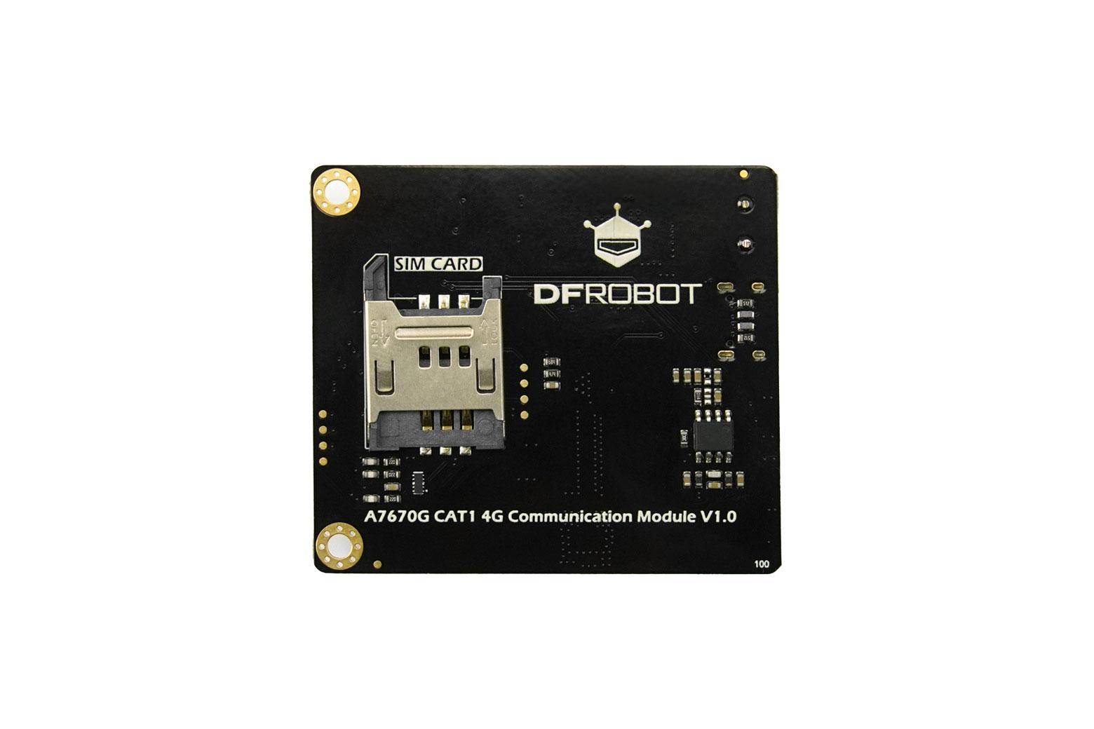 DFRobot Gravity CAT1 A7670G 4G IoT Kommunikationsmodul, LTE-FDD LTE-TDD GSM, UART USB, 5Mbps, 10Mbps