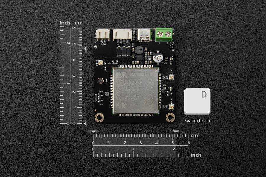 DFRobot SIM7600G-H 4G Kommunikationsmodul, GNSS GPS Beidou GLONASS, USB UART, 150Mbps 50Mbps