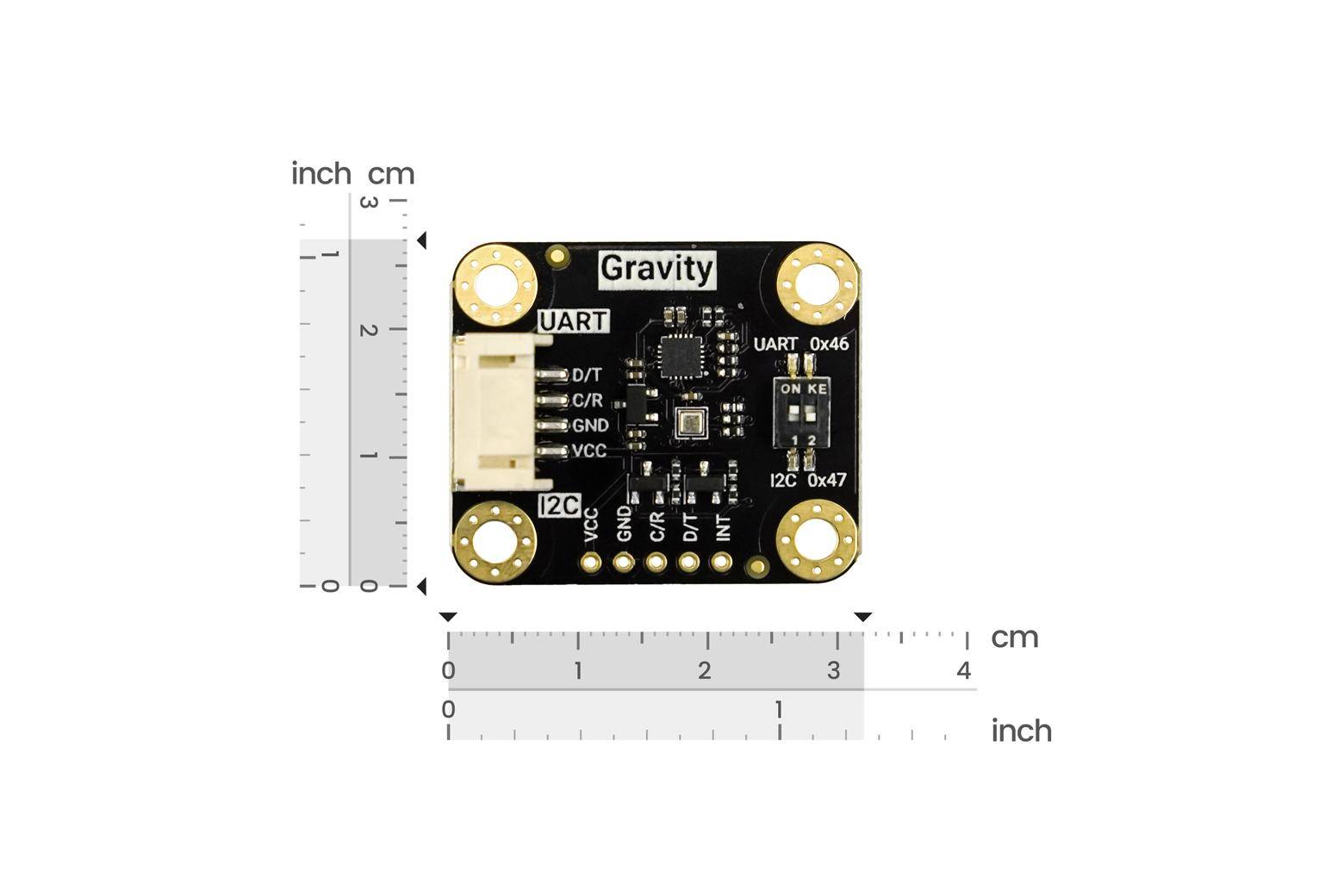 DFRobot Gravity BMP581 Druck- und Temperatursensor, I2C, UART, 24 Bit, 30 bis 125 kPa, 3,3-5V