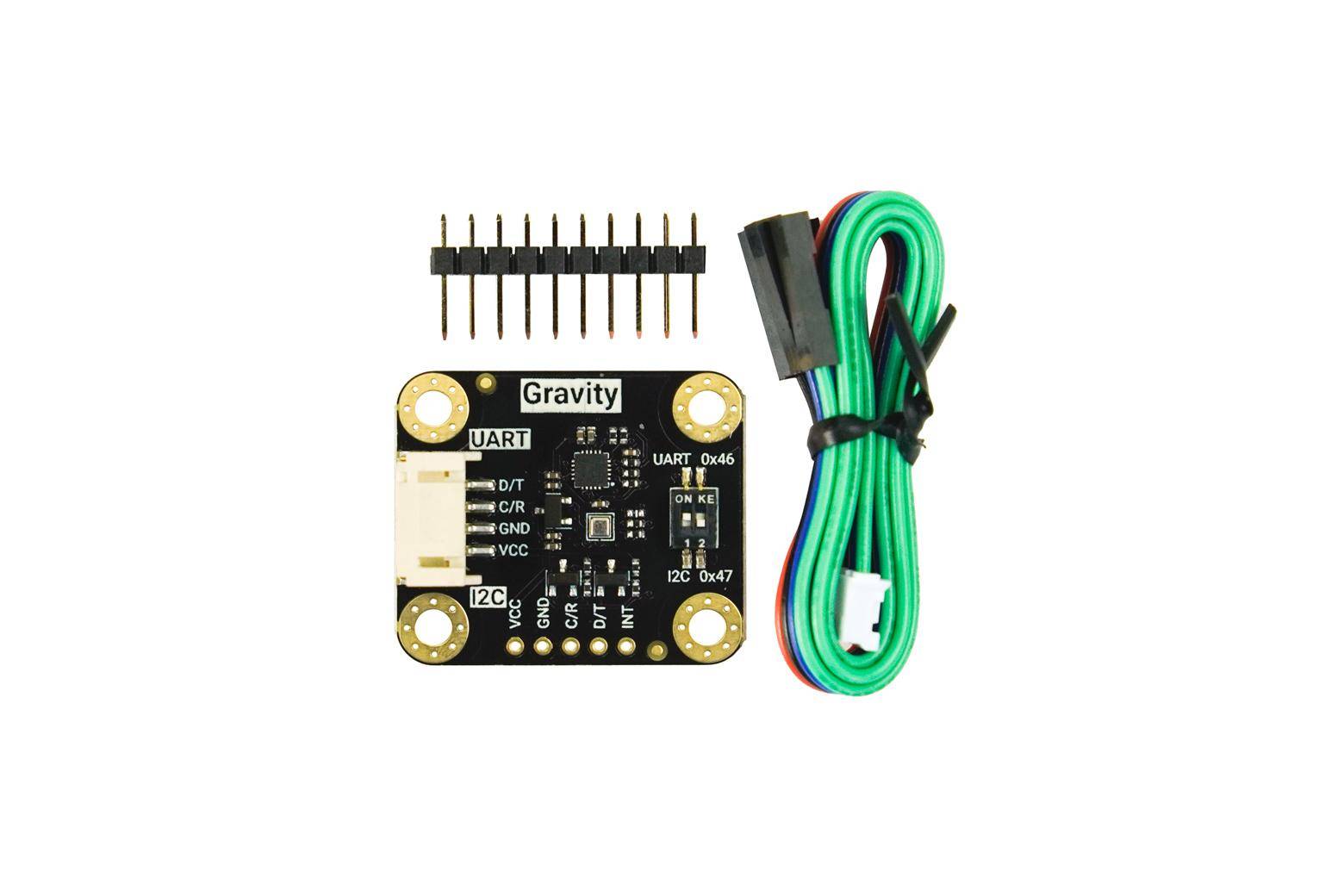 DFRobot Gravity BMP581 Druck- und Temperatursensor, I2C, UART, 24 Bit, 30 bis 125 kPa, 3,3-5V