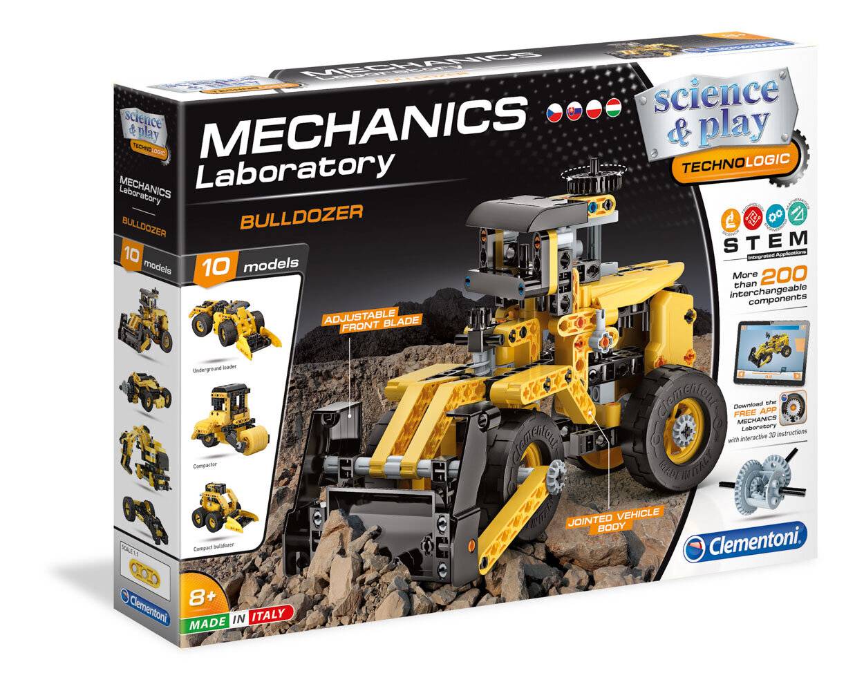 Mechanisches Labor - Bulldozer, 10 Modelle, 200 Stück
