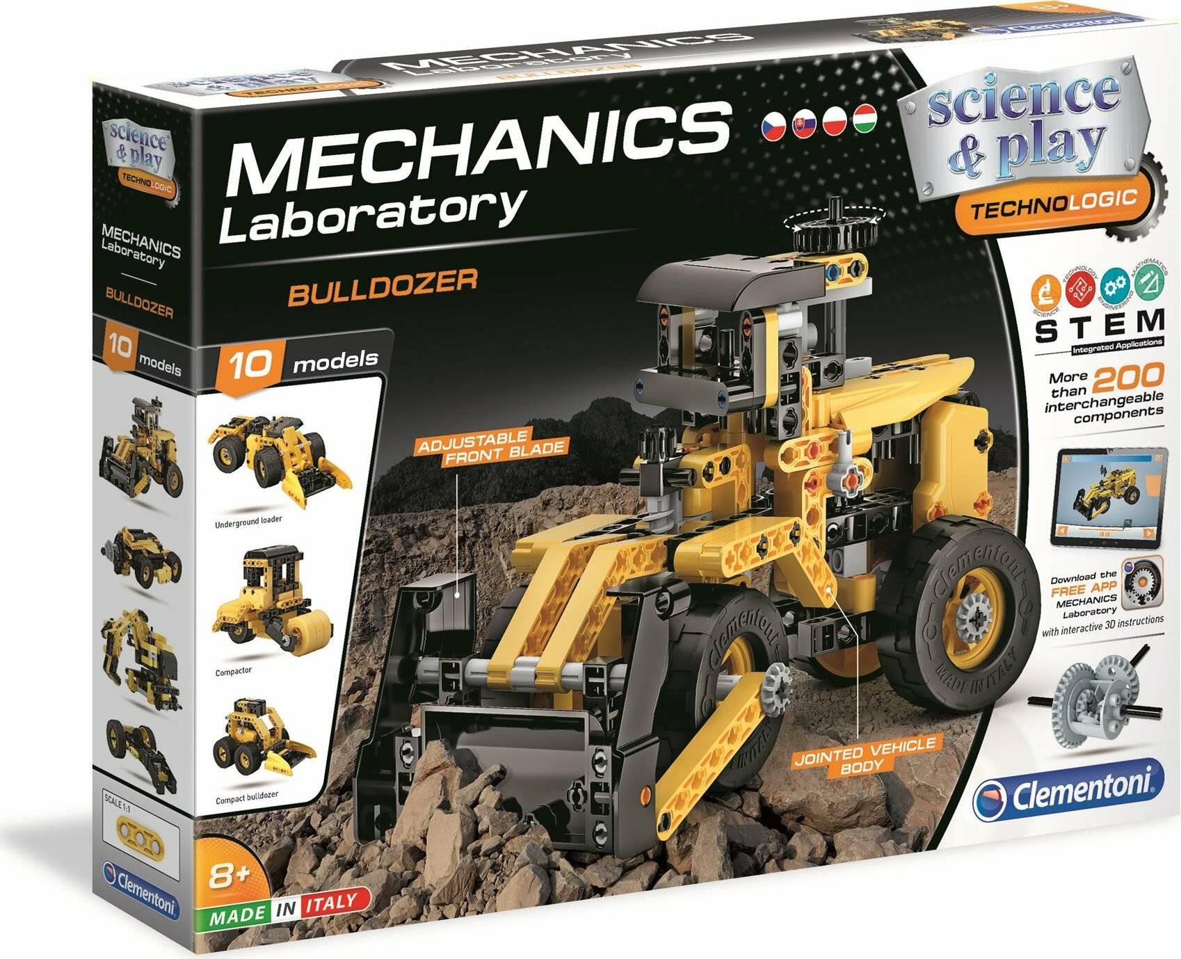 Mechanisches Labor - Bulldozer, 10 Modelle, 200 Stück