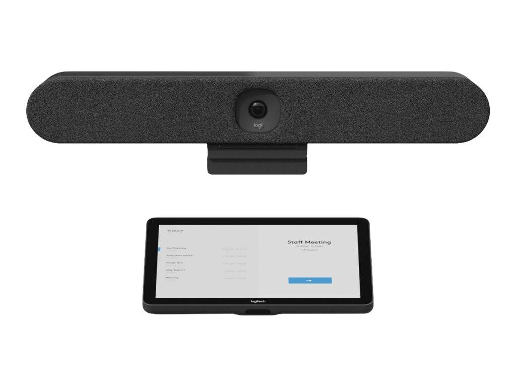 Logitech Tap IP Appliance Room Solutions Huddle + Small Rooms - Kit für Videokonferenzen (Logitech Tap IP, Logitech Ra