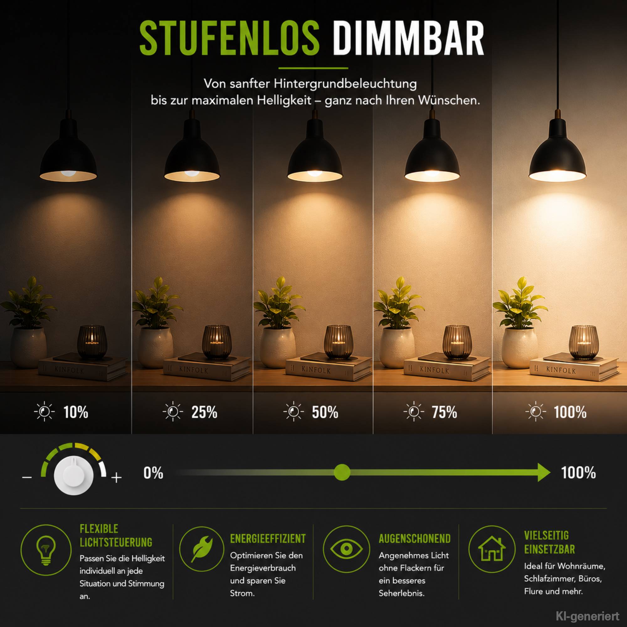 Offgridtec Smart LED Drehdimmer 0,5 - 100W Unterputz Tuya Alexa Dimmschalter für LED und Halogen 0,5 - 300W 230V weiß