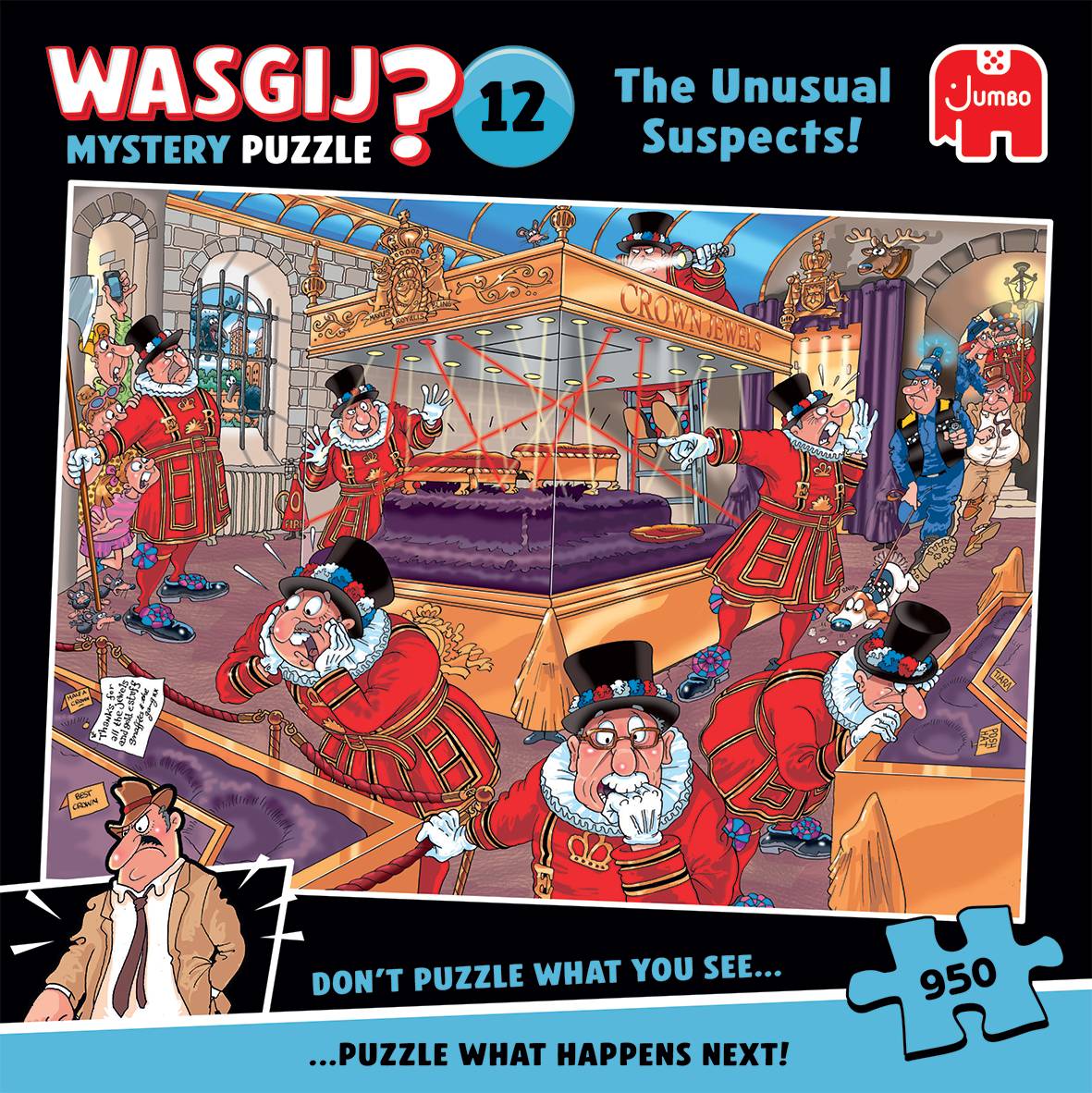 Wasgij Mystery 12 Die üblichen Verdächtigen 950 Teile Puzzle