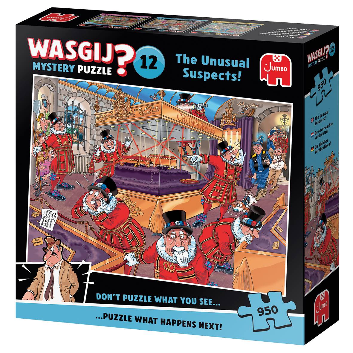 Wasgij Mystery 12 Die üblichen Verdächtigen 950 Teile Puzzle