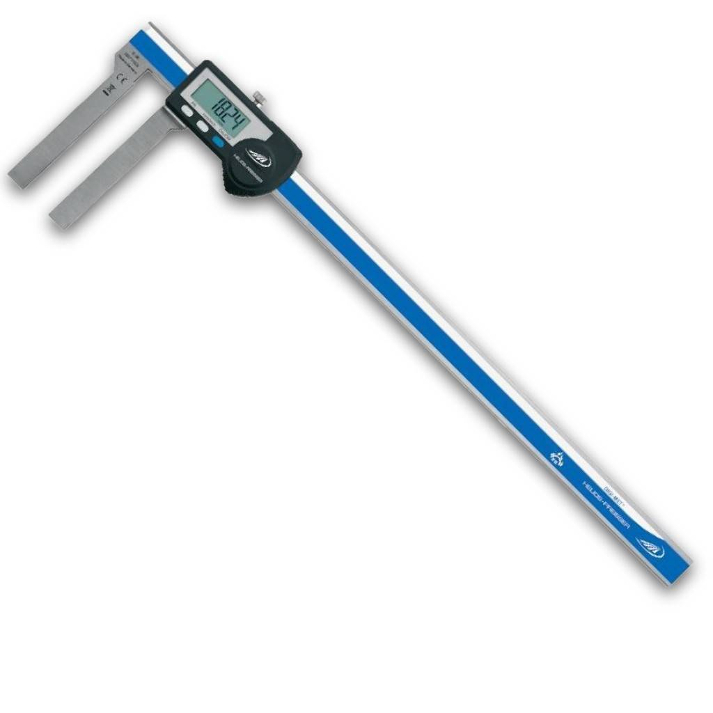 DIGI-MET Universalmessschieber, IP 65Eigenschaften Genauigkeit nach Werksnorm Aus rostfreiem Stahl Schutzart IP65 LCD-Anzeige 8,5 bzw. 12,