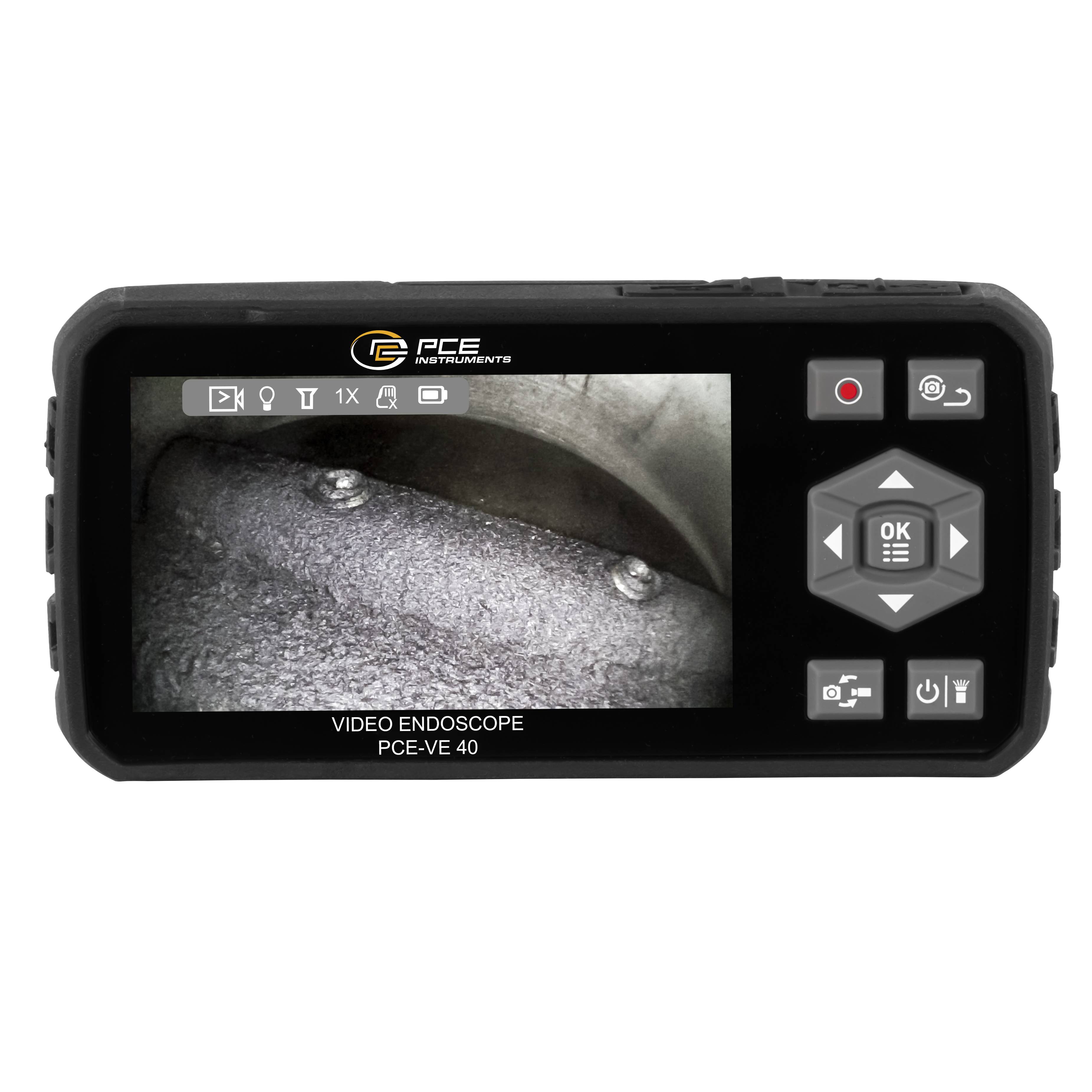 PCE Instruments Videoendoskop PCE-VE 40 |Kabellänge 3m |Kamerakopf Ø 5,5 mm |Blickfeld 70° |Digitaler Zoom 1× 2× 3×