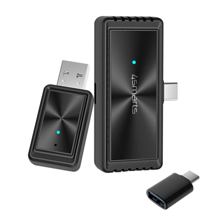 4smarts Wireless CarPlay Screen Mirroring Adapter, schwarz