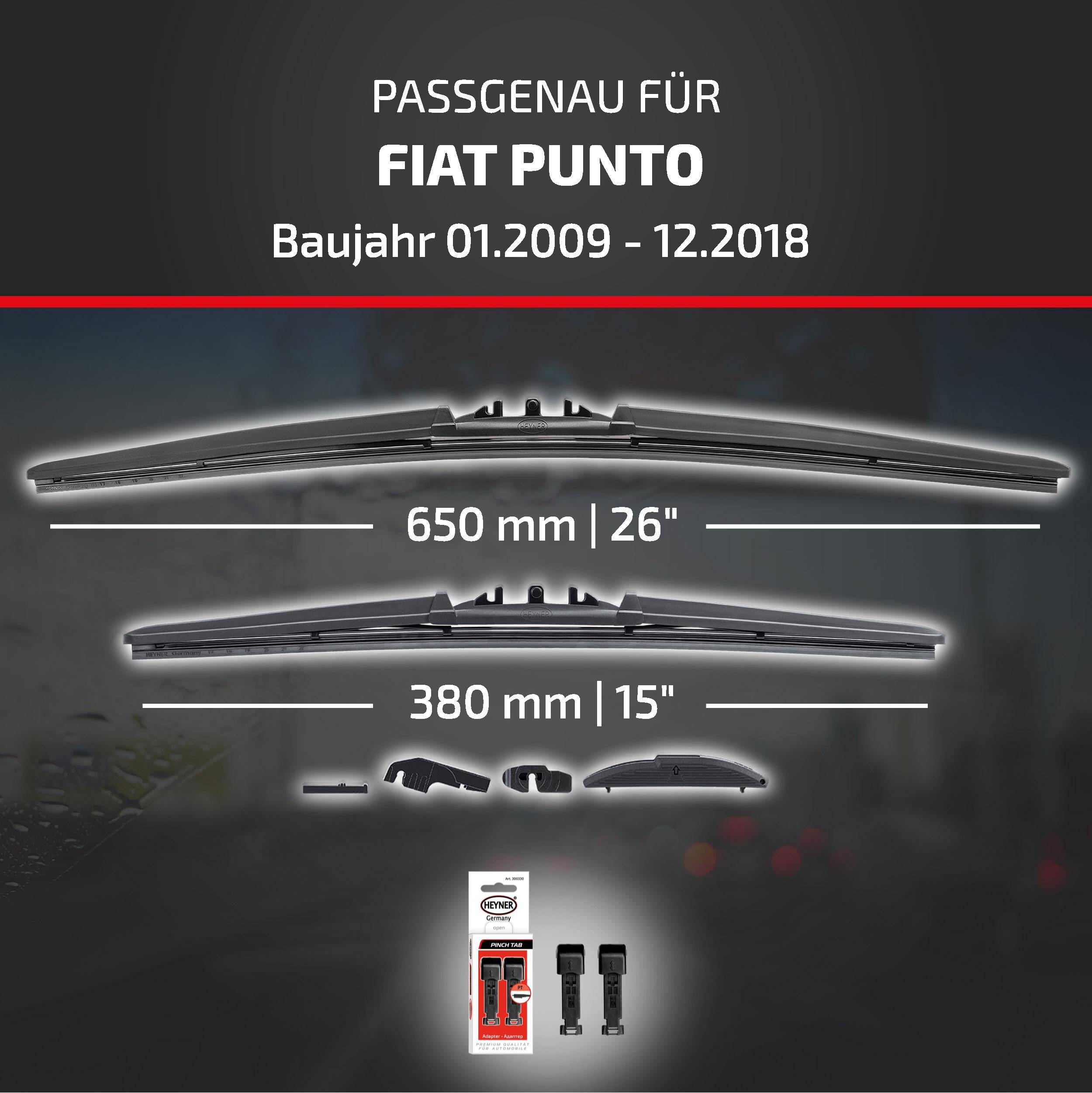 HEYNER® Scheibenwischer für FIAT PUNTO