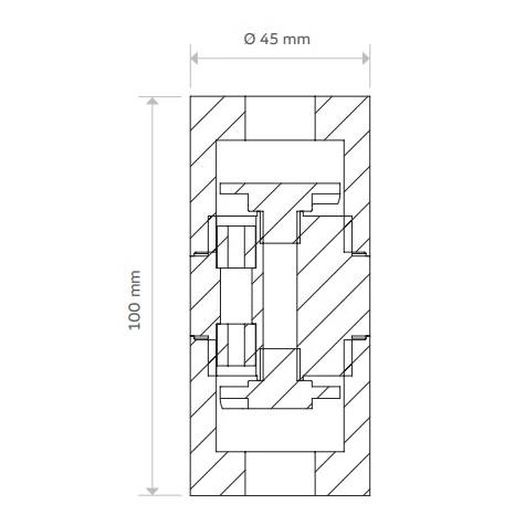 DRAG’EAU Kalkschutzarmatur EF-I15, 1/2" IG, DN15, Edelstahl, 100x45mm, 1 Stk.