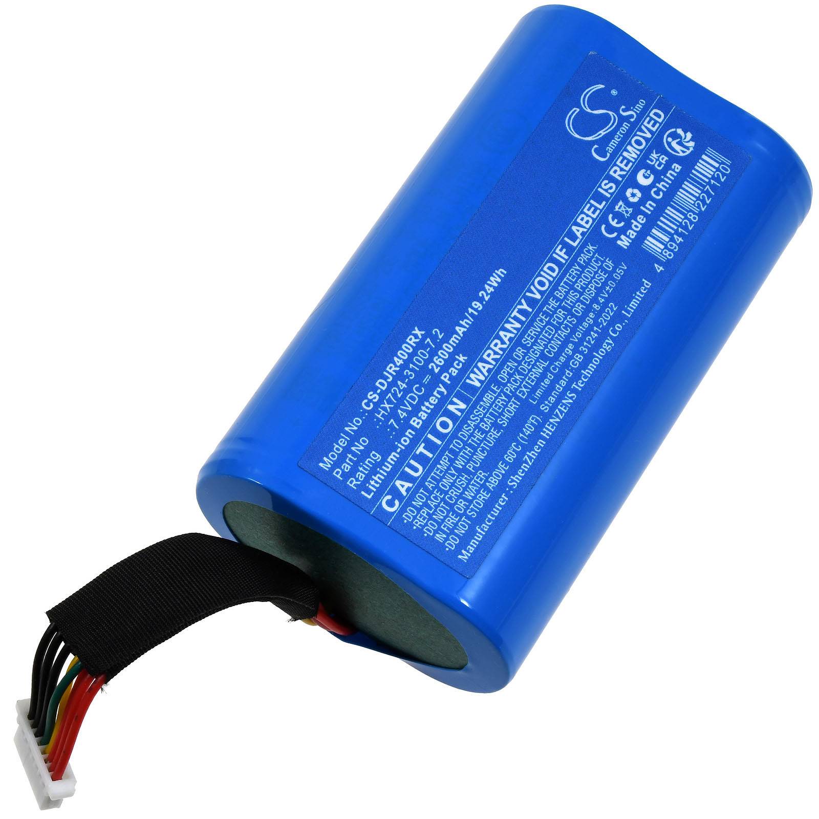 Powery Akku kompatibel mit DJI Typ HX724-3100-7.2, 7,4V, Li-Ion