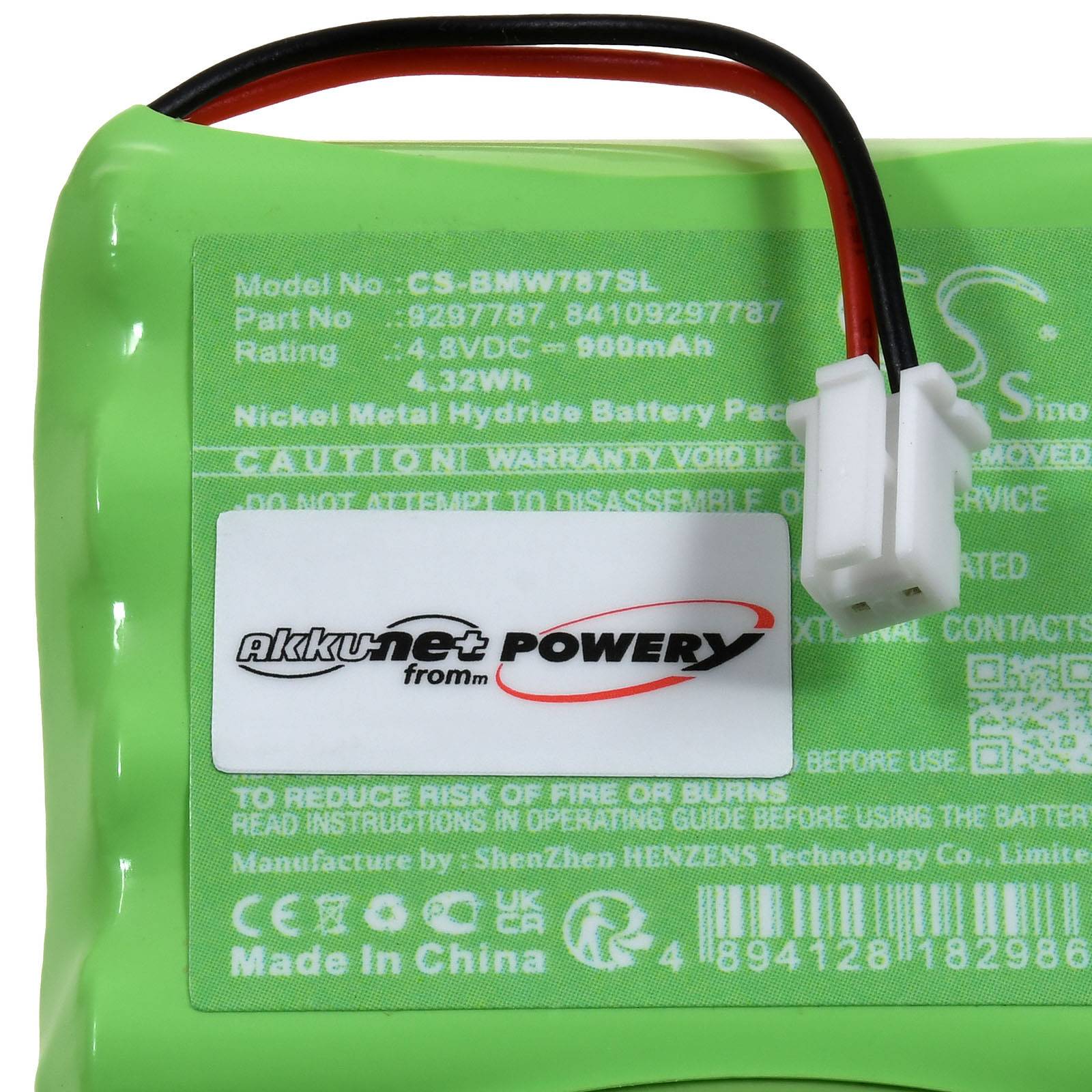 Powery Akku für BMW F25 (X3) Telematik, 7,4V, NiMH