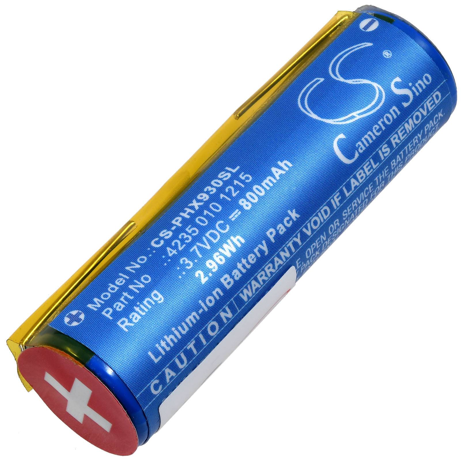 Powery Akku für Philips HX9100 Zahnbürste, 3,7V, Li-Ion