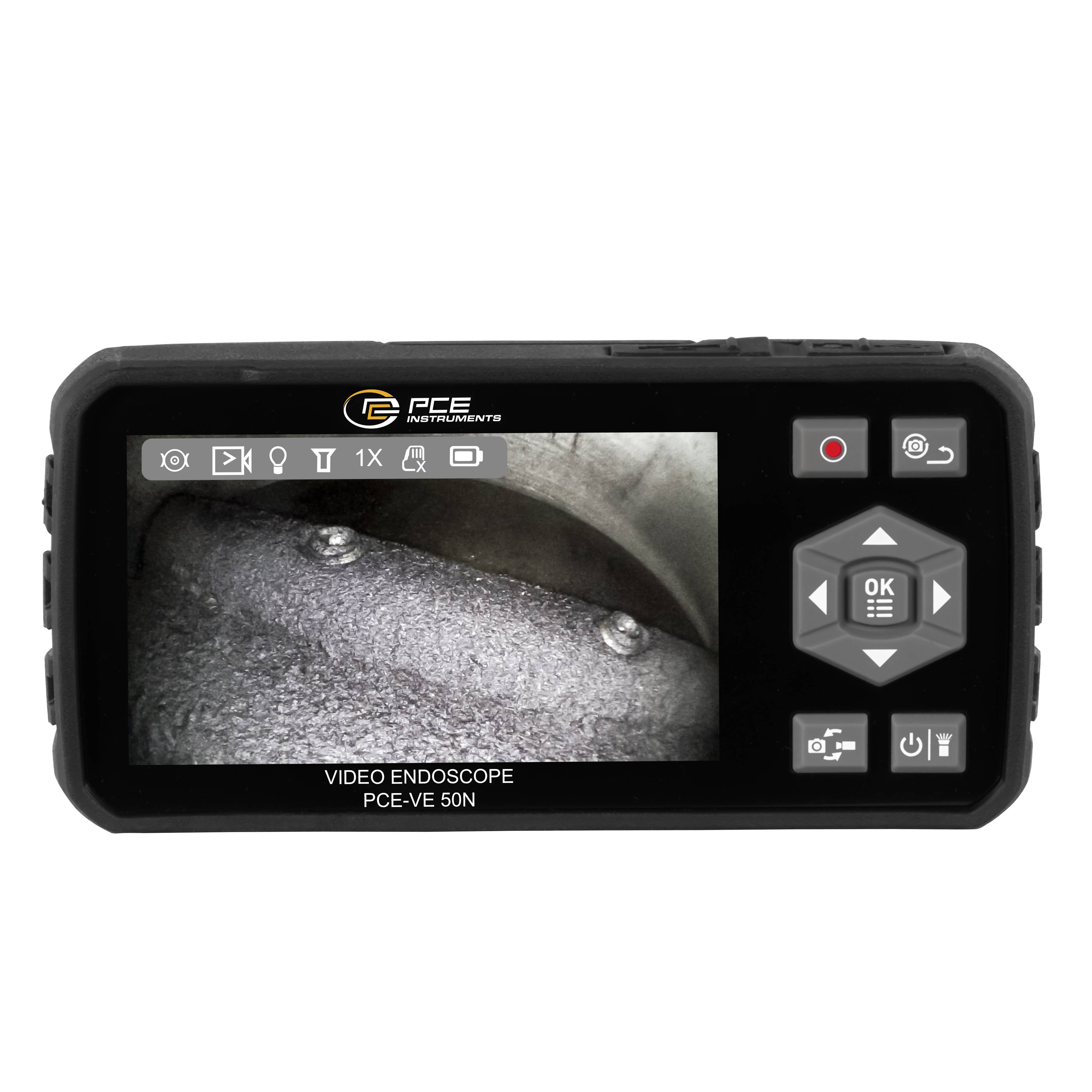 PCE Instruments Videoendoskop PCE-VE 50N |Kabellänge 3m |WLAN |Kamerakopf Ø 5,5 mm |Blickfeld 70° |Dig. Zoom 1x 2x 3x