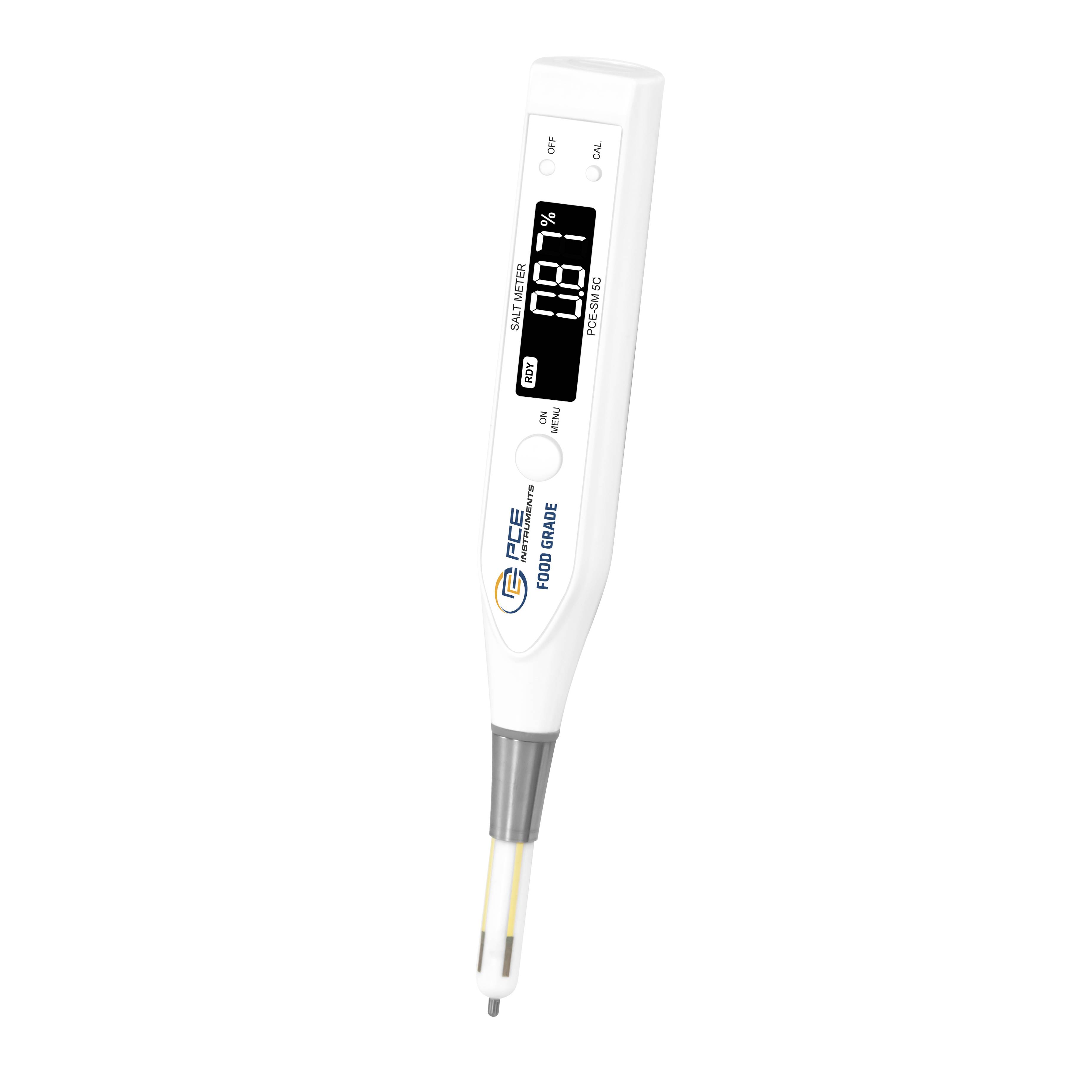 PCE Instruments Salzgehaltmessgerät PCE-SM 5C |Temperaturkompensation automatisch von 5 ... 60 °C |Salzgehalt 0,01 … 5 %