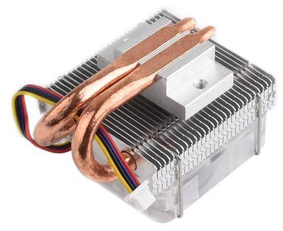 Waveshare Low-Profile ICE Tower CPU-Kühler V2, Lüfter für Raspberry Pi 5, RGB-LED, 5V