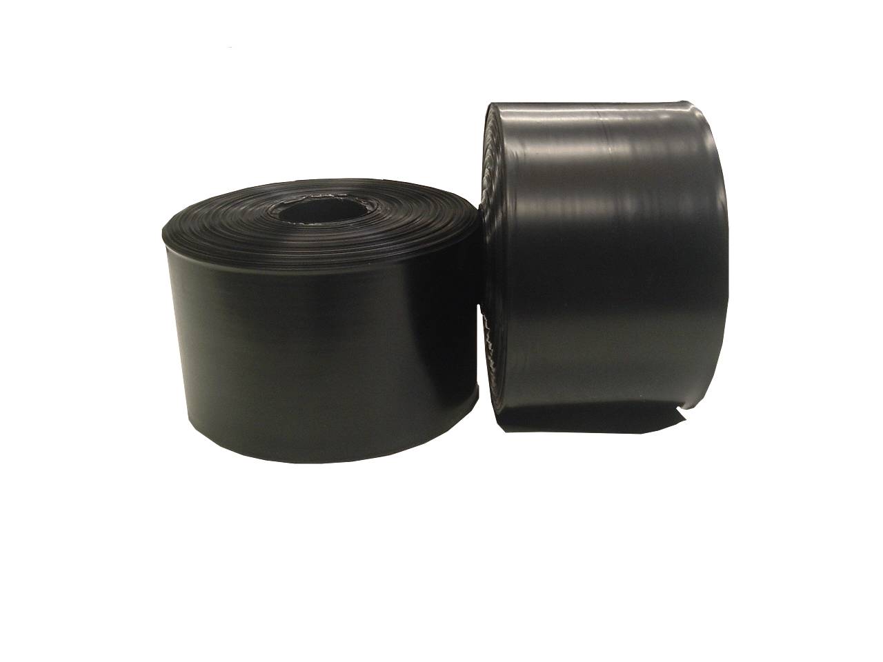 LDPE Schlauchfolie, 150mm x 0,10mm, 250m, Schwarz