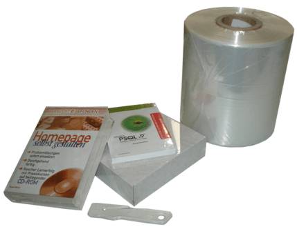 LDPE-Feinschrumpffolie, 130 / 130mm, 19my, transparent