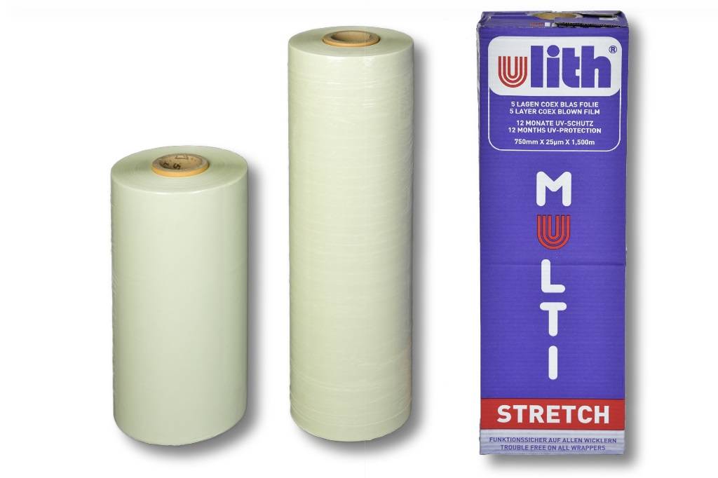 Agrarstretchfolie Wickelfolie "ULITH Agriflex", 750mm x 1500m, grün