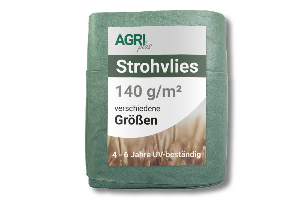 Grünes AGROplus Strohvlies-Paket mit der Bezeichnung „Strohvlies