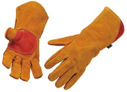 Schweißer-Handschuh, verstärkt, Kevlar Naht, Spalt-Rind-Leder, Größe XL