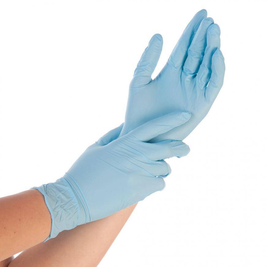 Einweg-Handschuh Nitril, Safe, puderfrei, Länge 24cm, 100 Stück/VE, im Beutel